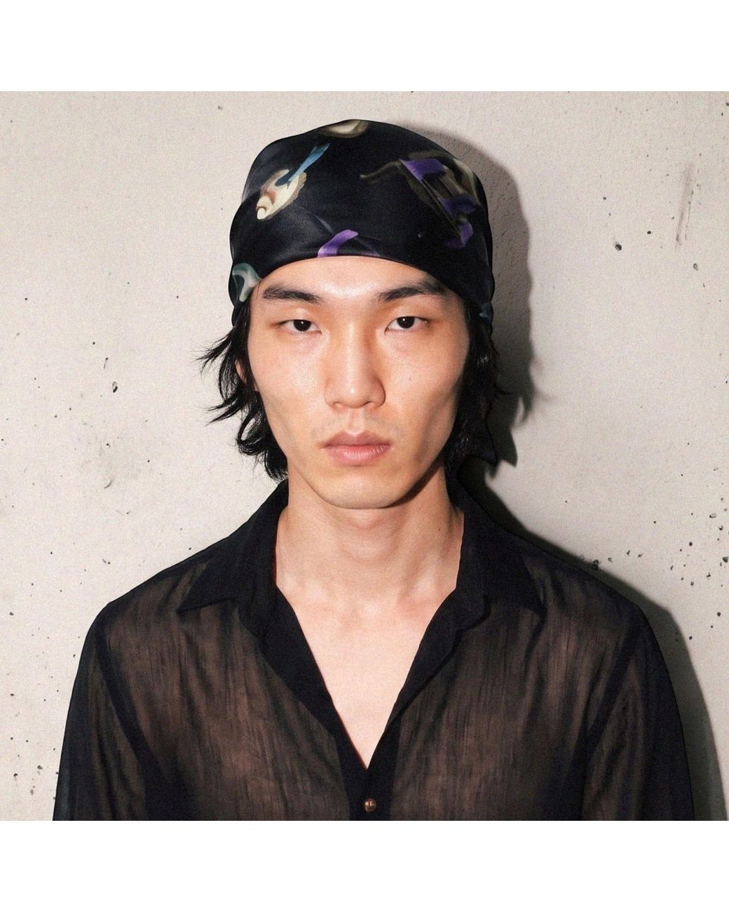 Monzlapur New York Black Horses Wear Wigs Small Scarf for men