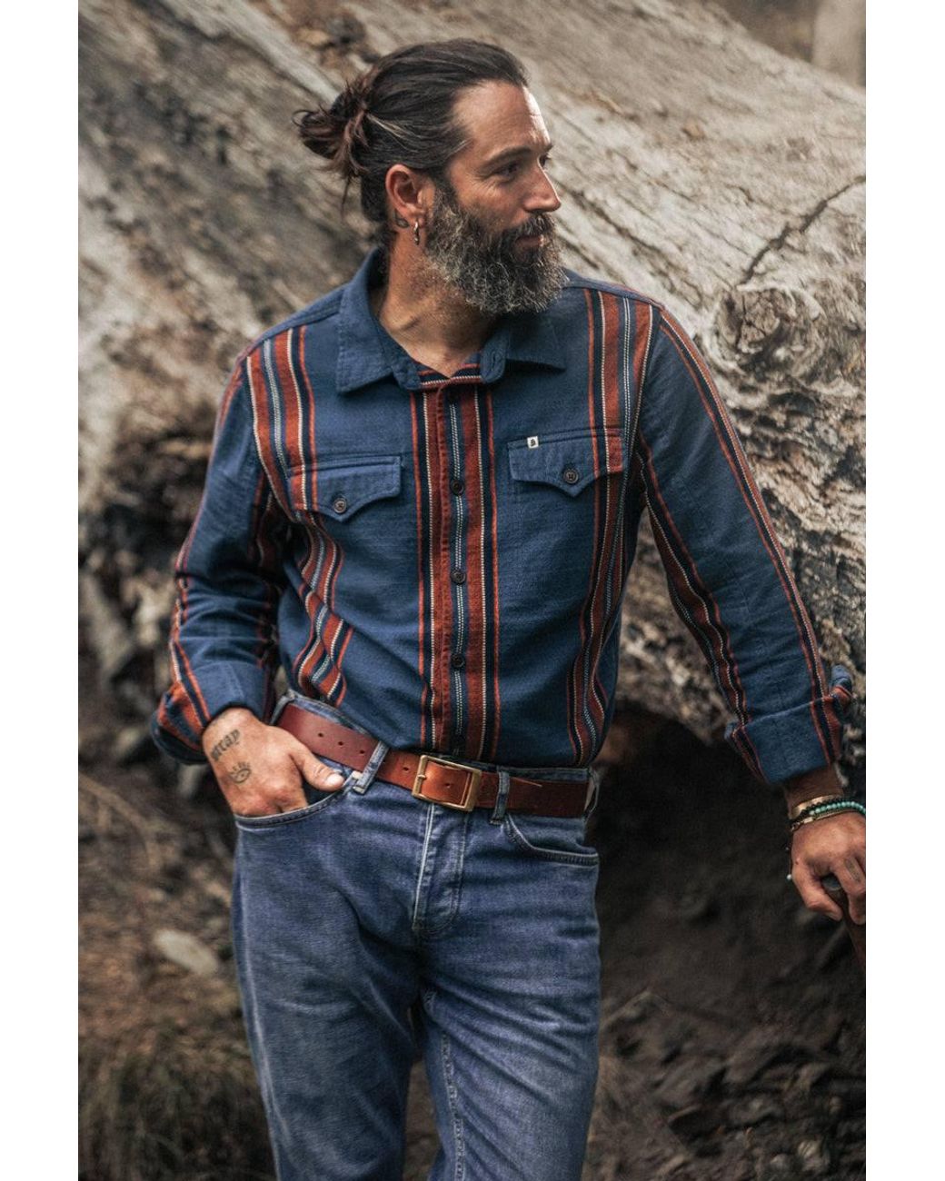 &SONS Trading Co Blue Koda Shirt for men