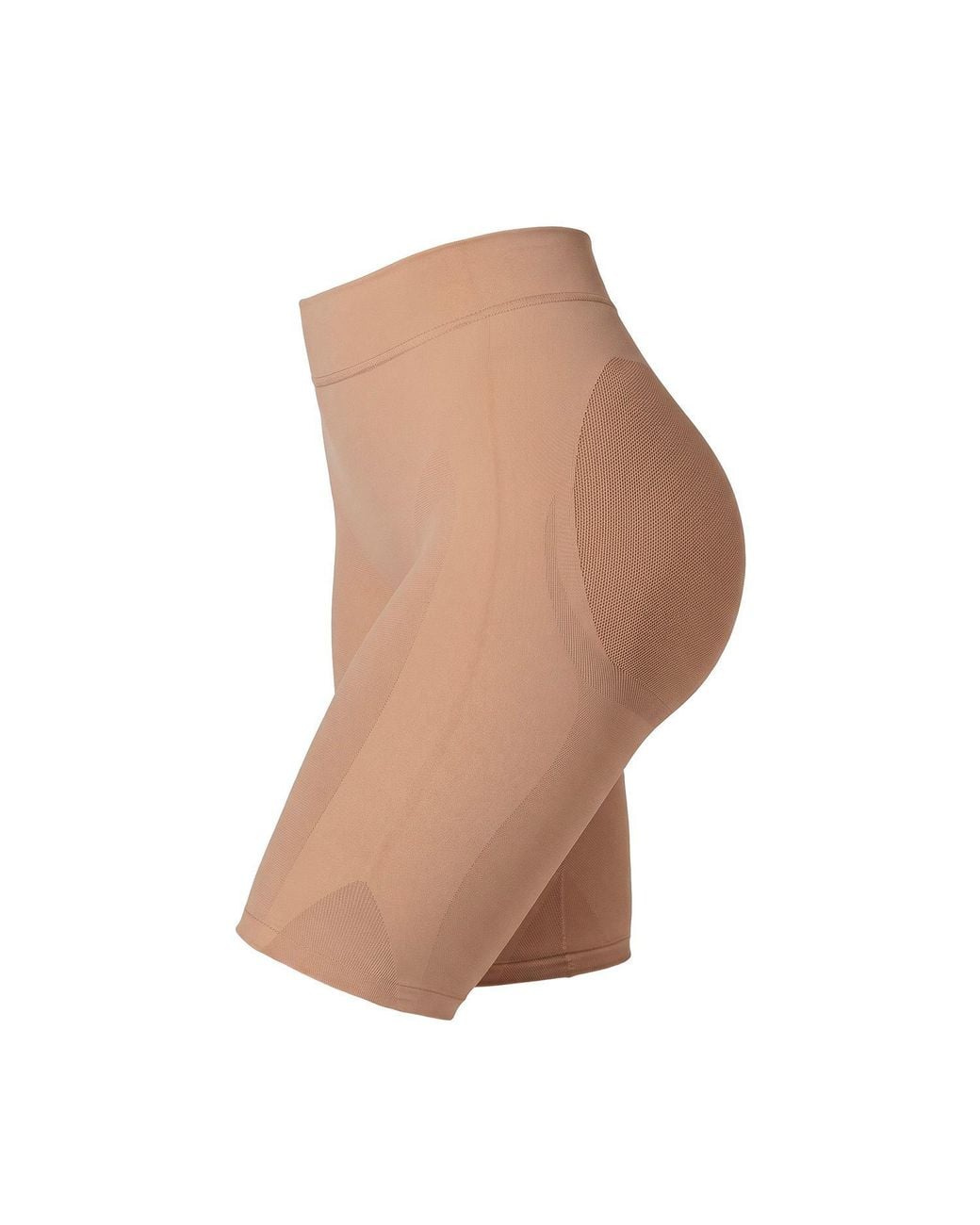 Leonisa Brown Well-Rounded Invisible Butt Lifter Shaper Short
