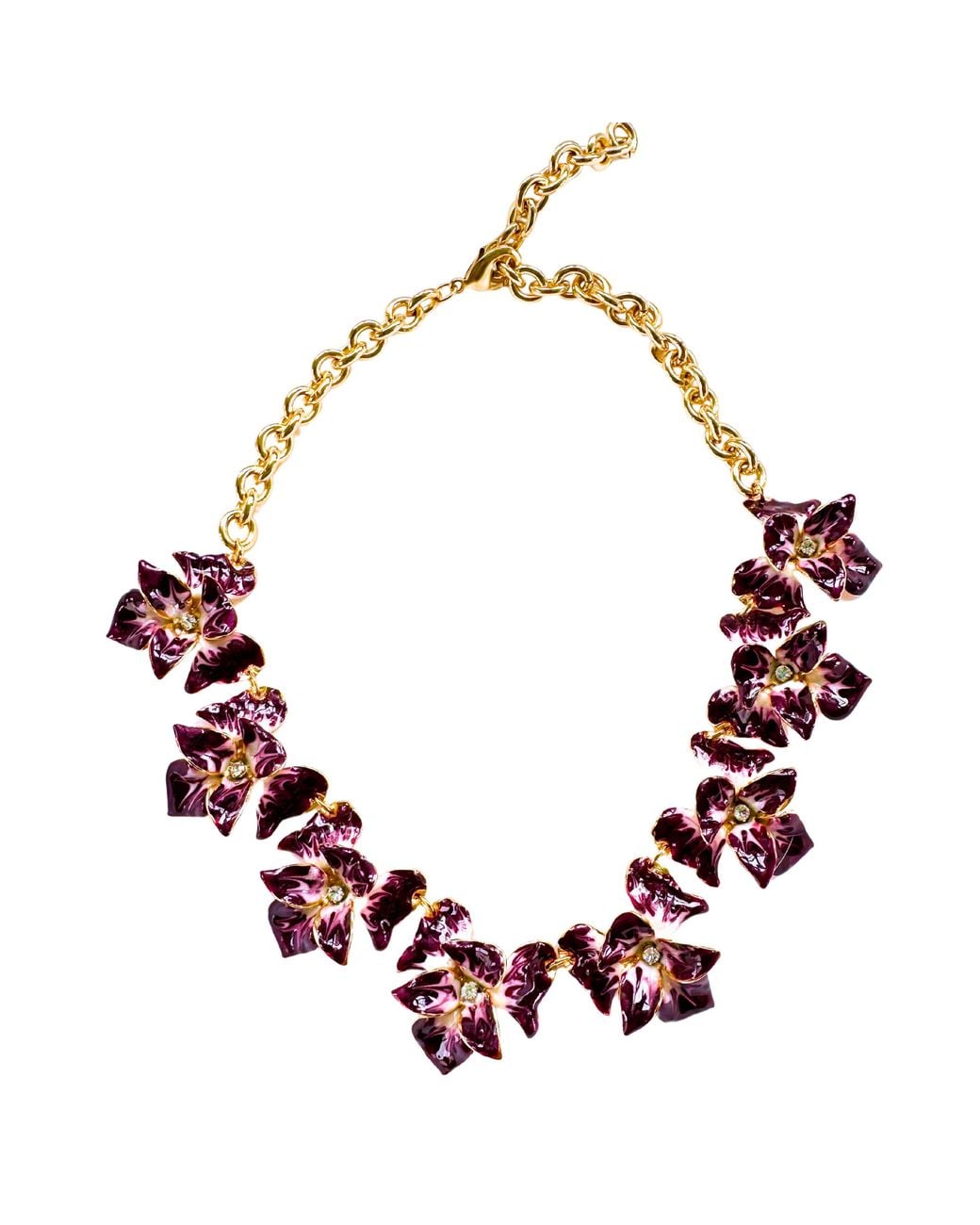The Pink Reef Red Orchid Necklace