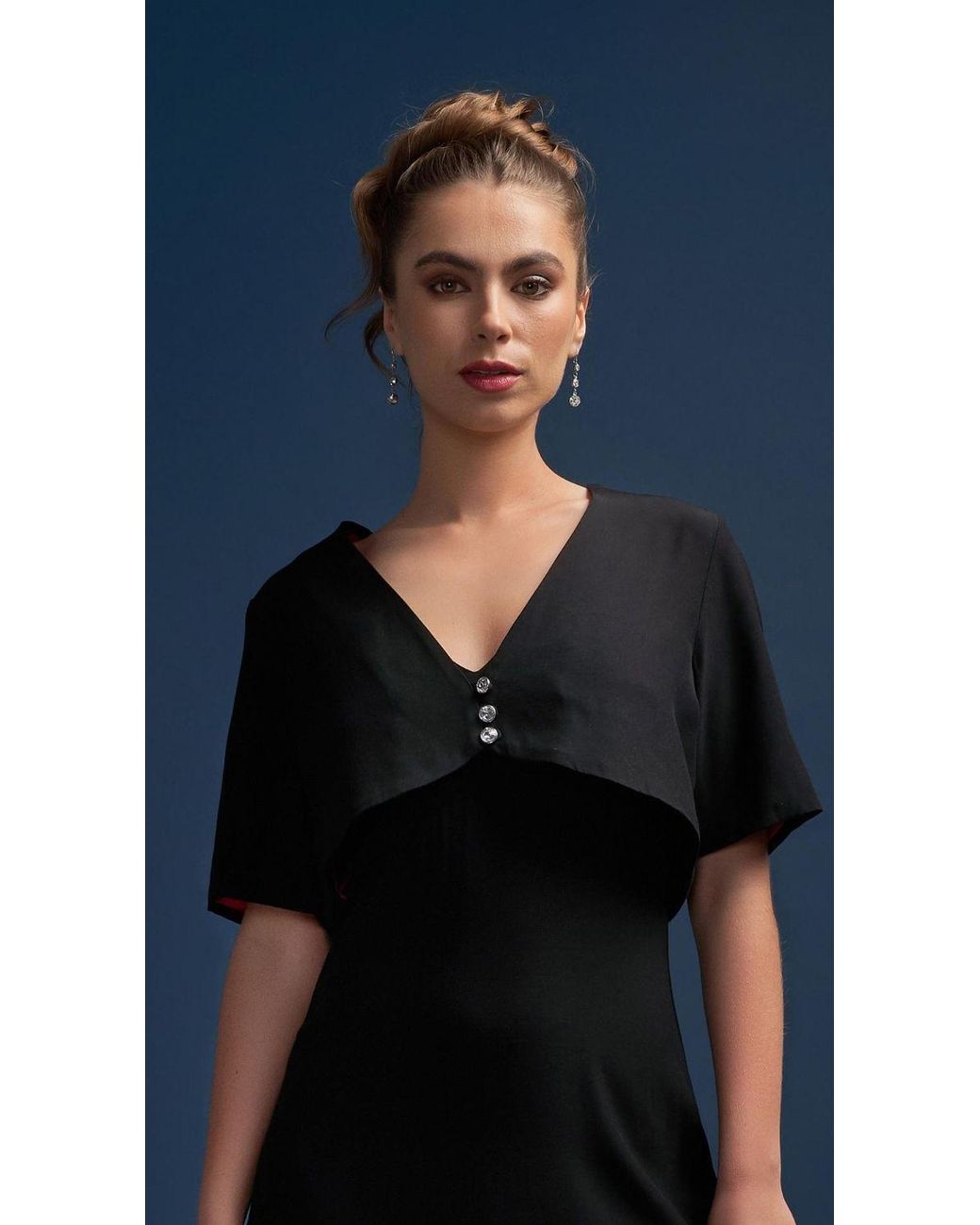 Deer You Black Margaret Mesmerising Bolero Jacket
