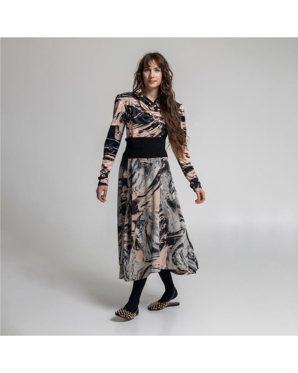 ARTISTA Multicolor Amber Velvet Top
