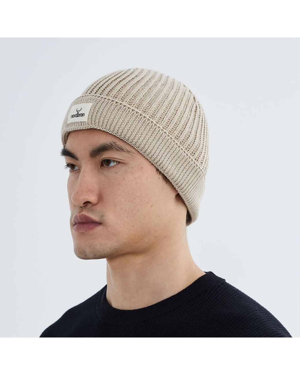 Norbron Natural Cuat Stone Beanie for men