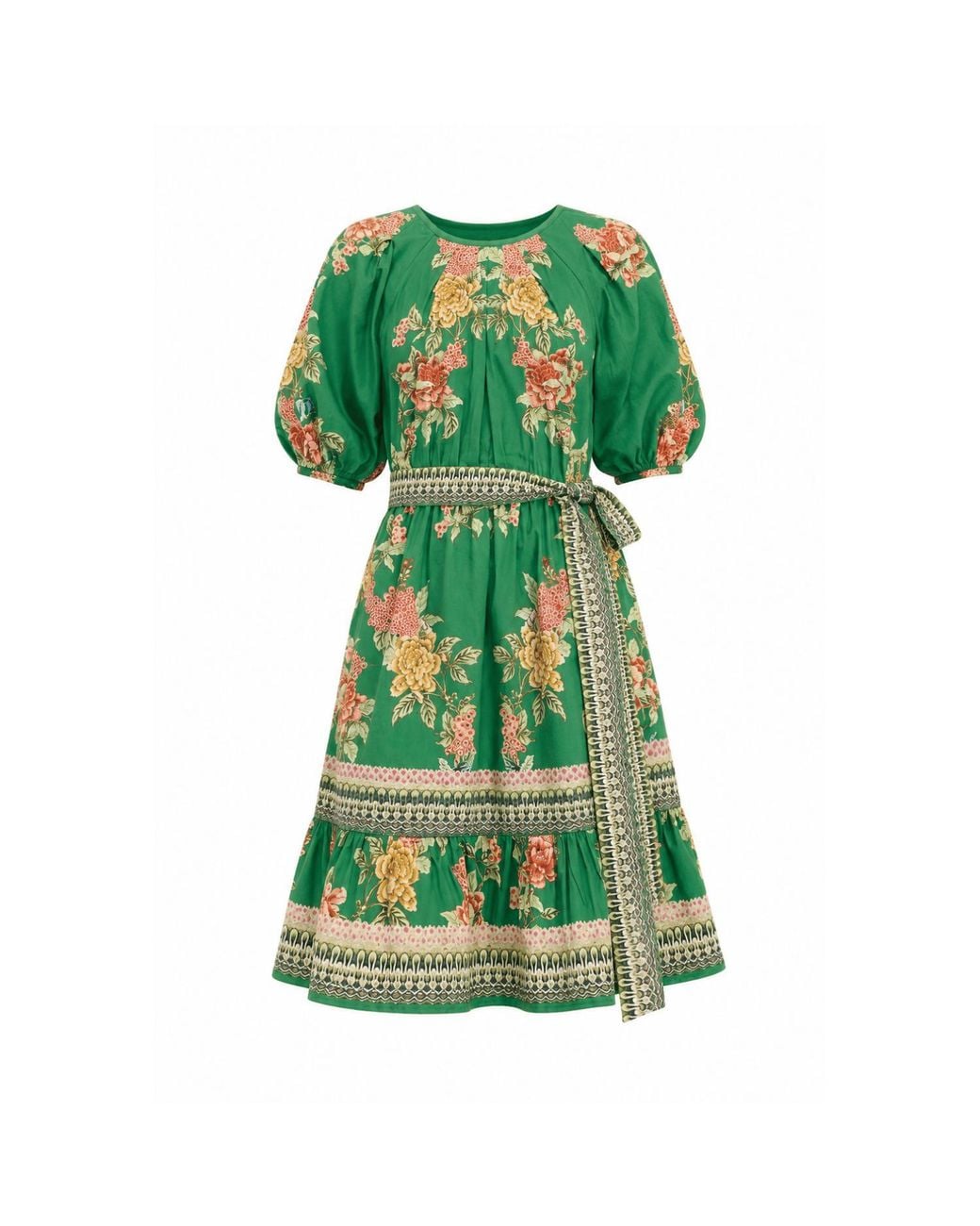 Raishma Green Petula Dress