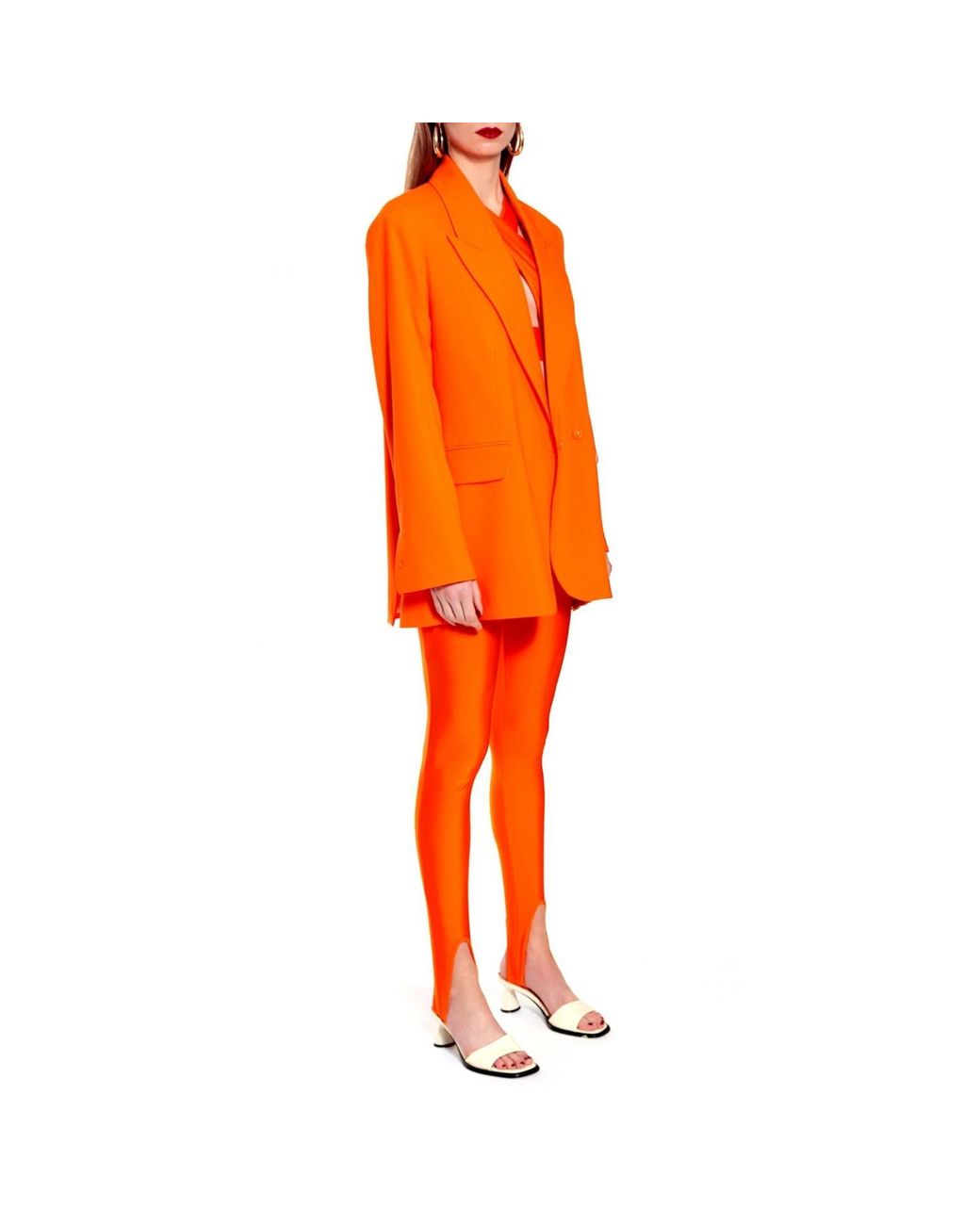 AGGI by HALEWSKI Gia Neon Orange Pants