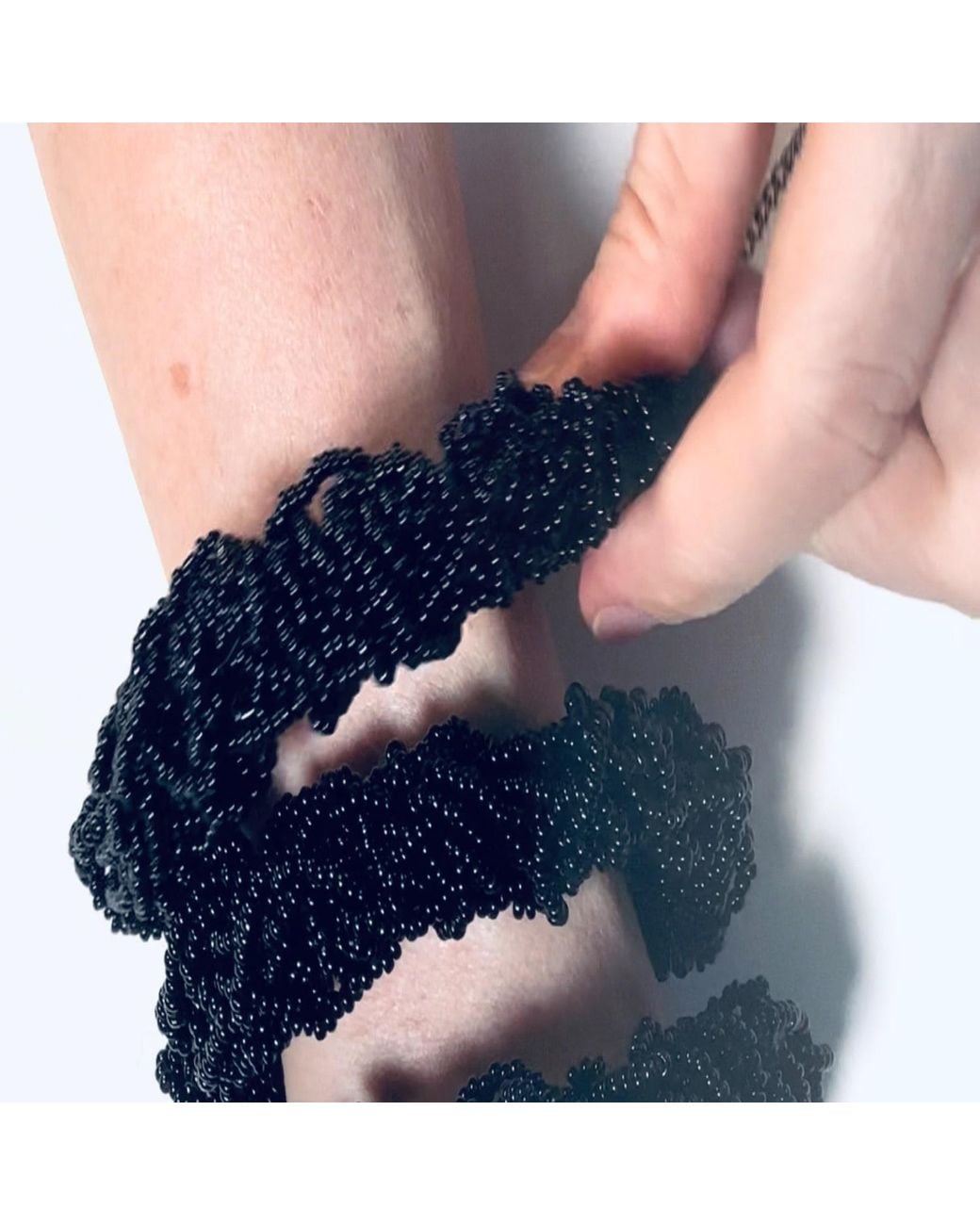 Dopamine Fix by Martina Nunez Black Knot What It Looks Like Chunky Bracelet