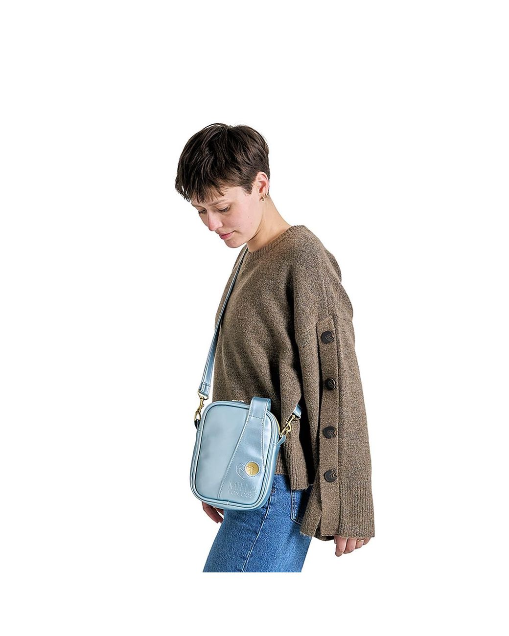 Milla Von Cosy Crossbody Bag Flex Silverblue