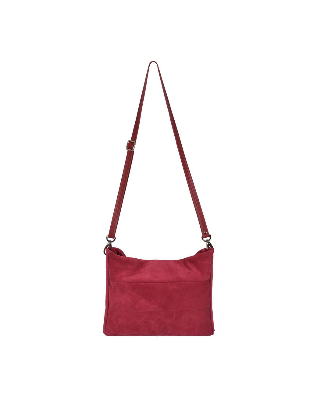 Owen Barry Red Suede Crossbody Bag Passion Marizion