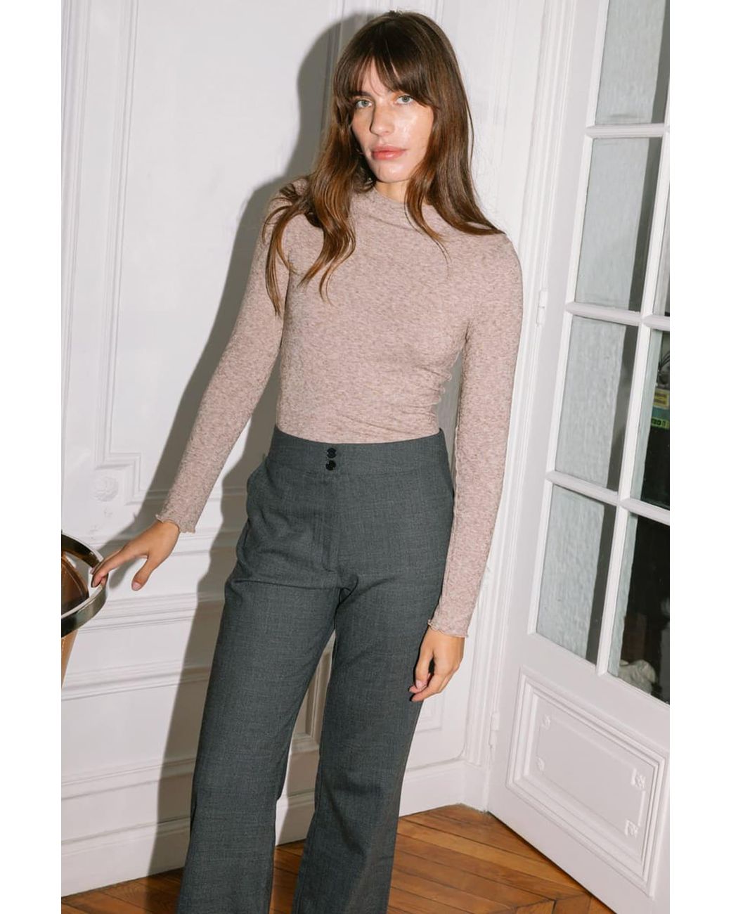 AVANI Apparel Gray Laurier Pants