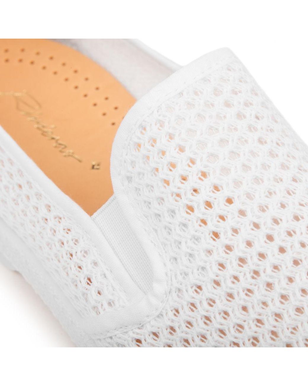 Rivieras White Classic Mesh Slip-On Loafer