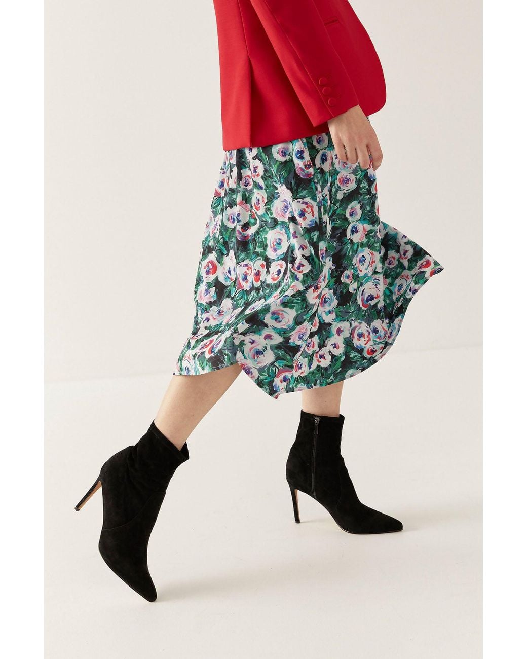 Lindsay Nicholas New York Blue Duchess Skirt
