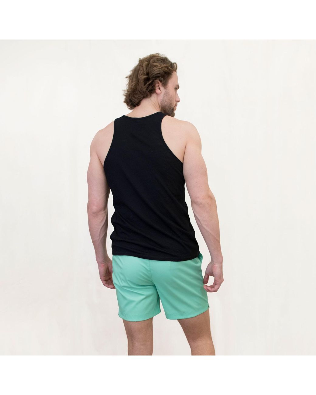Lords of Harlech Green Pool Oxford Swim Short for men