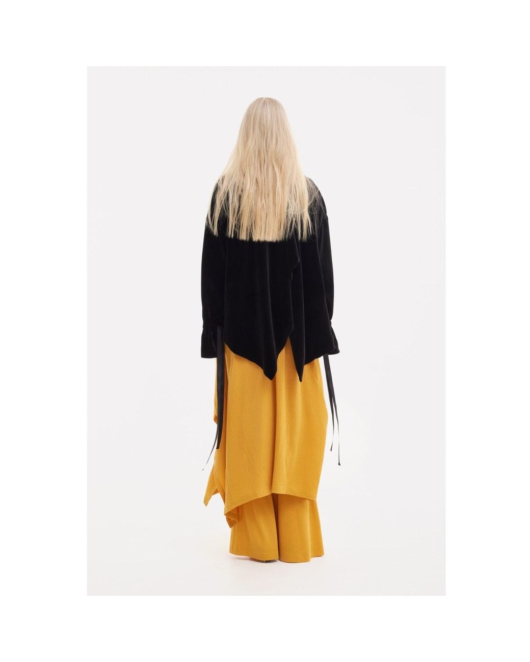 Julia Allert Orange Two-Piece Set Knit Dress And Pants