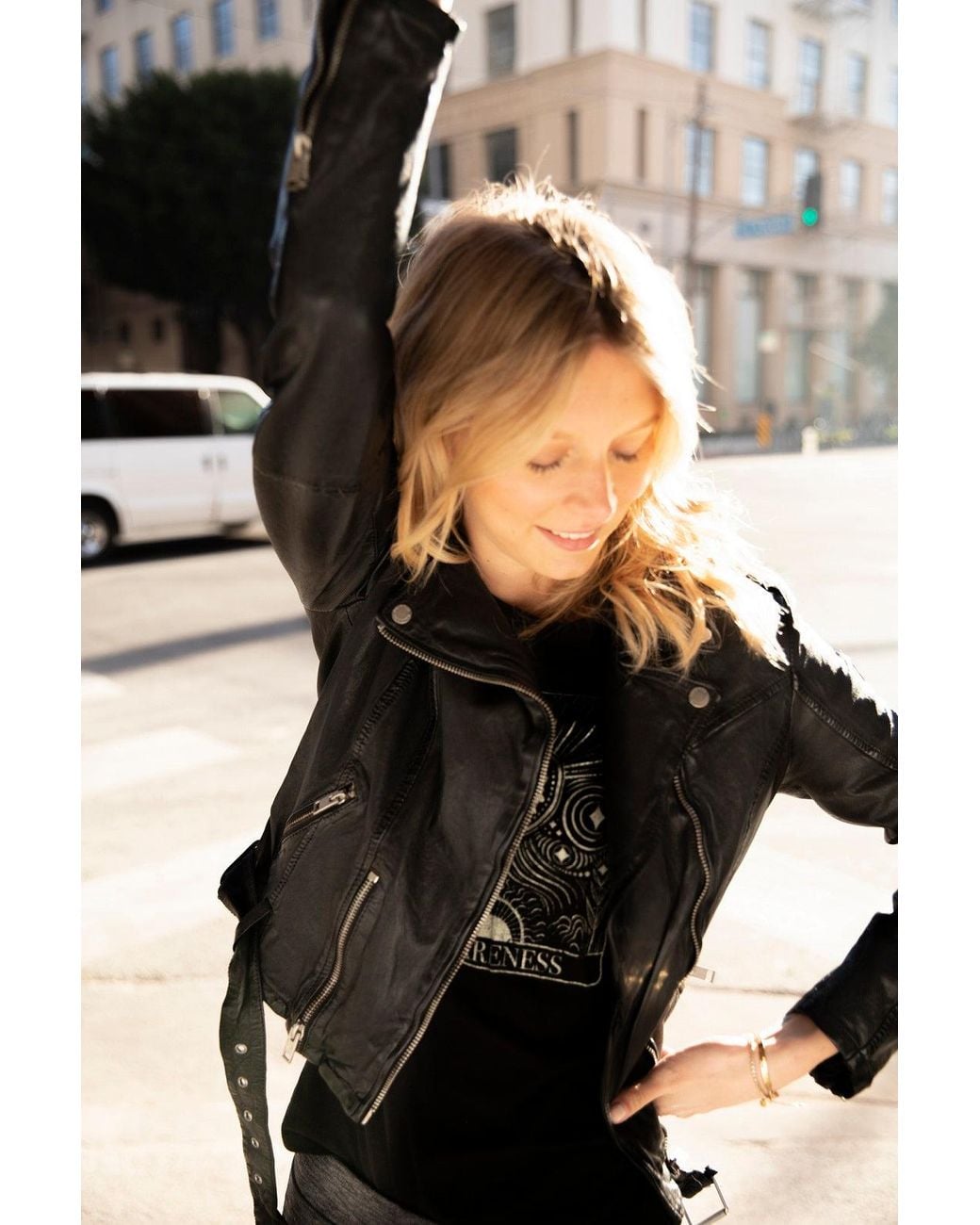 Mauritius Black Belted Slim Fit Leather Jacket Wild