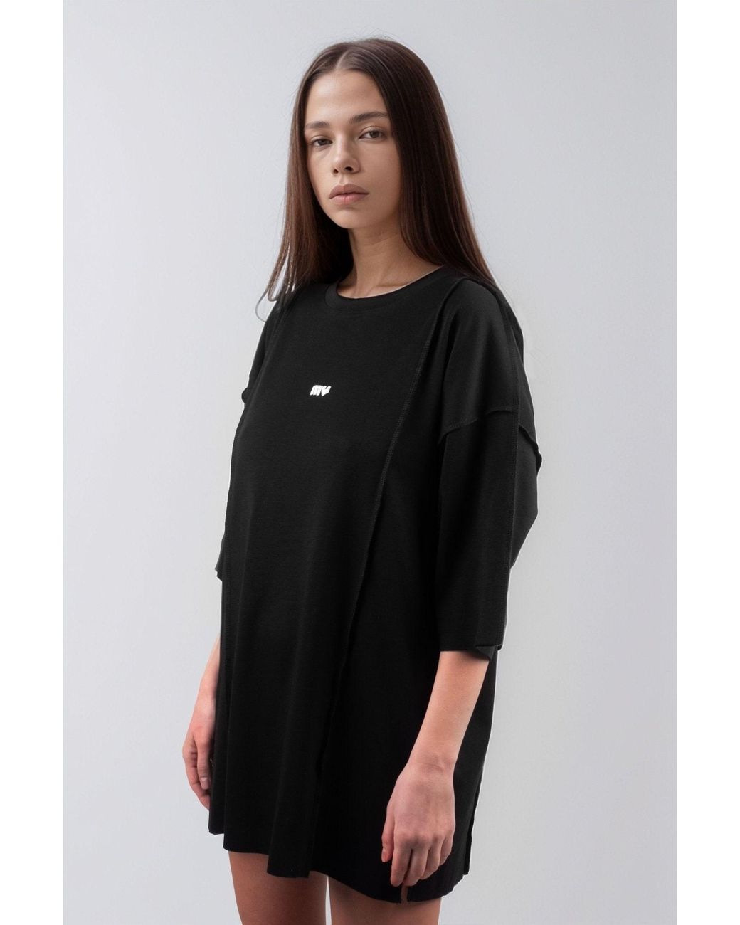 mysimplicated Black Oversized T-Shirt