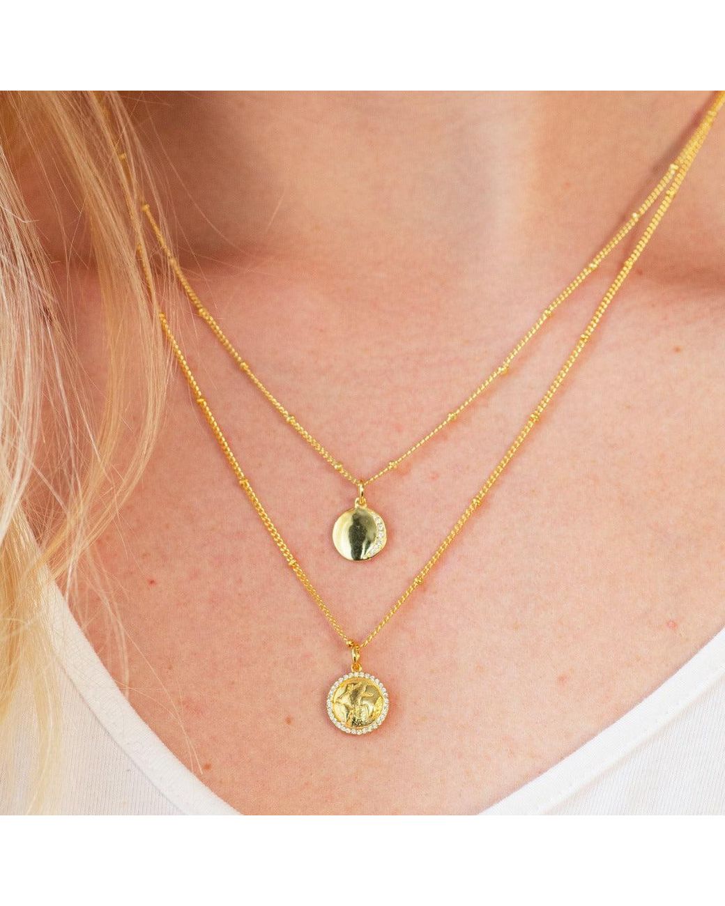 With Love Darling Metallic Eclipse Necklace