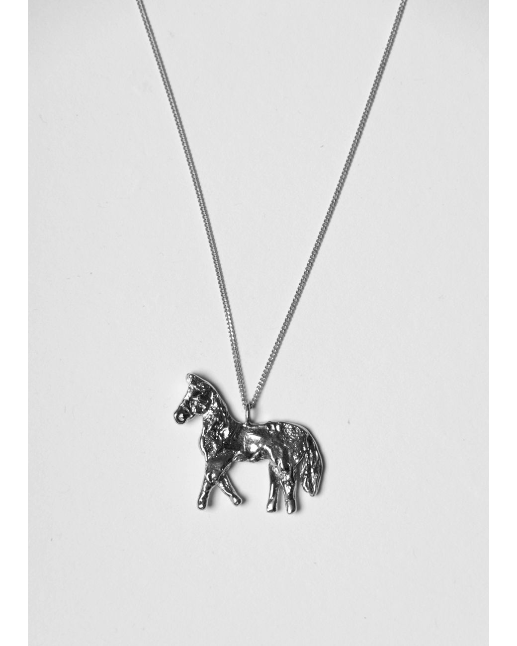 EVA REMENYI White Horse Necklace