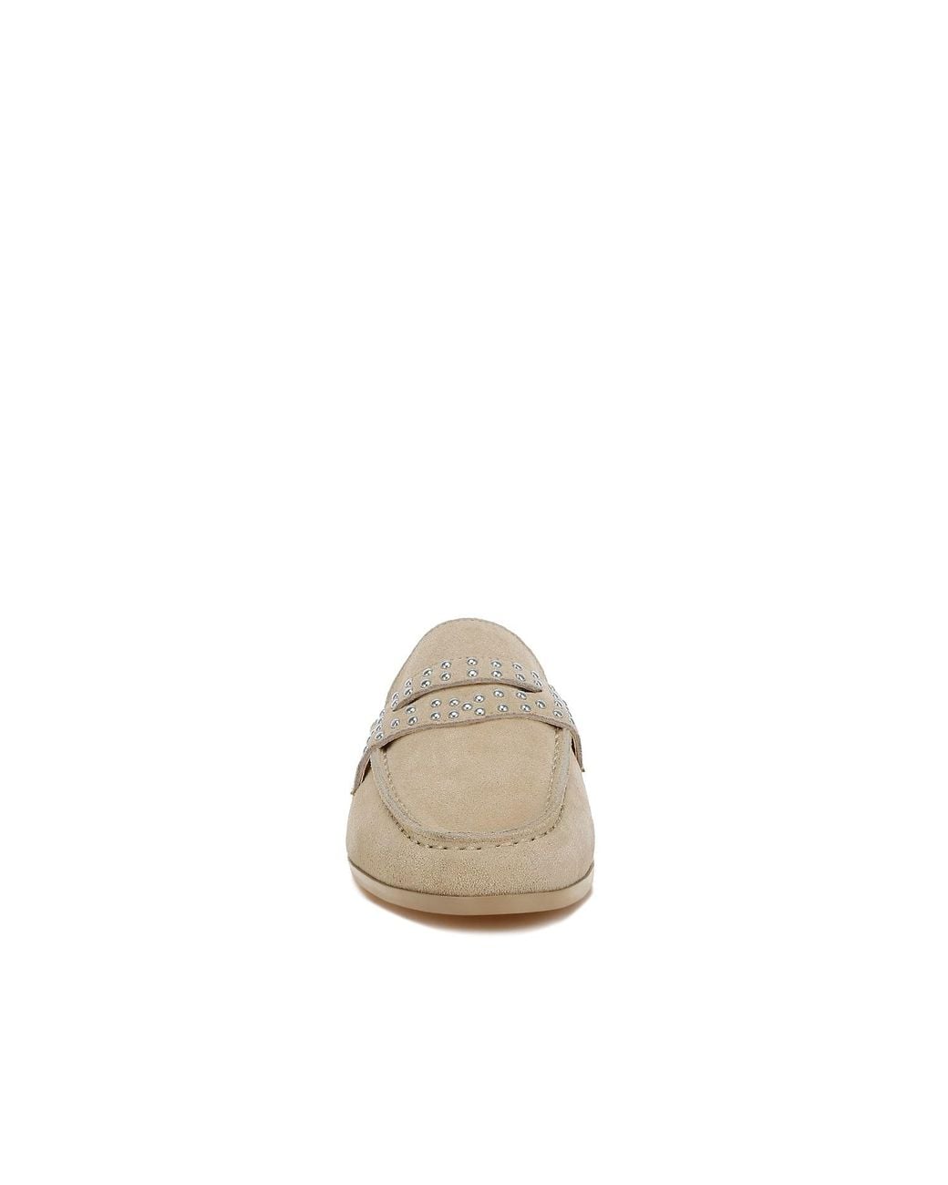 Rag & Co Natural Neutrals Eve Park Stud Embellished Penny Strap Mules