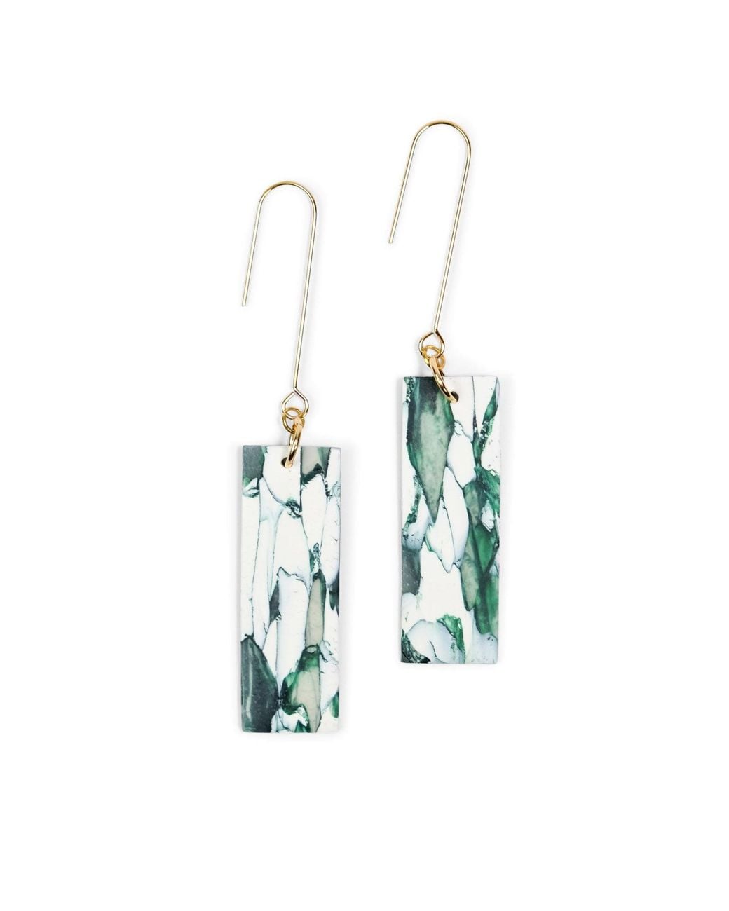By Chavelli White Giulia Dangly Earrings