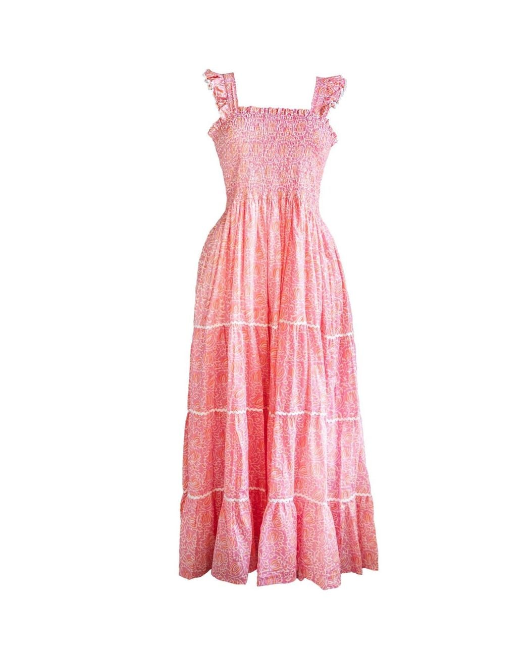 Jago's Tribe Pink Sunset Bloom Dress