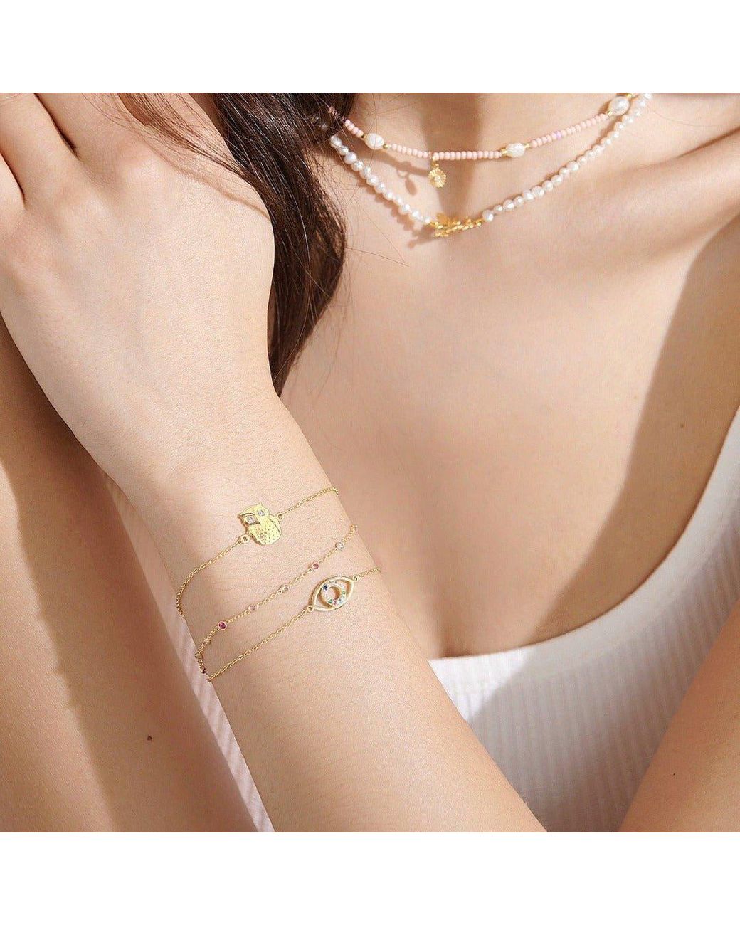 With Love Darling Metallic Wisdom Bracelet