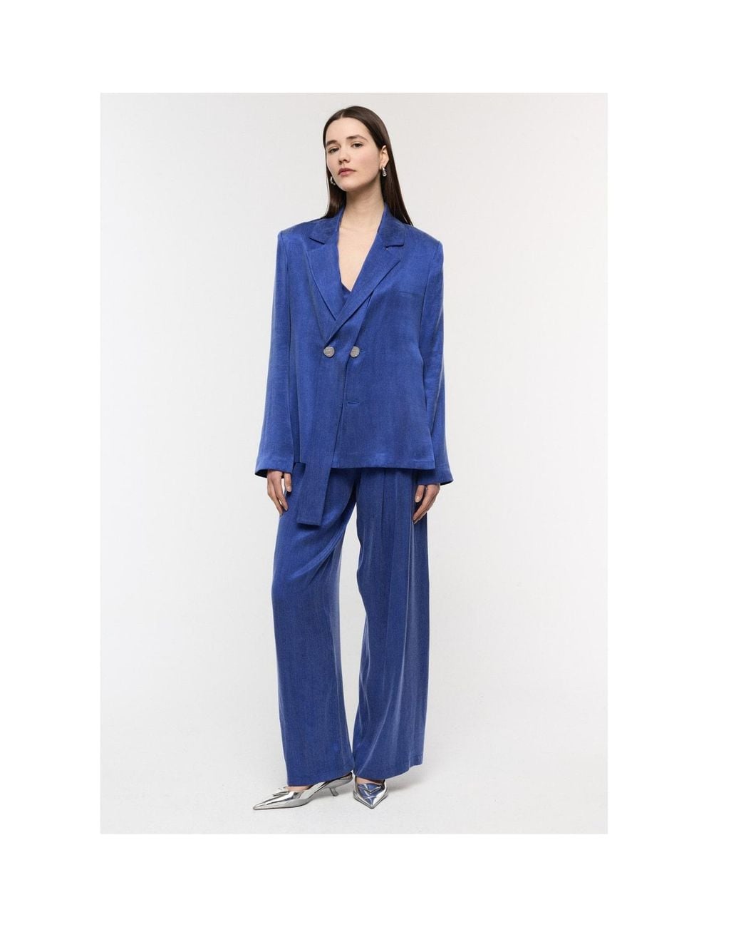 Mirimalist Blue Multi Connect Opal Blazer