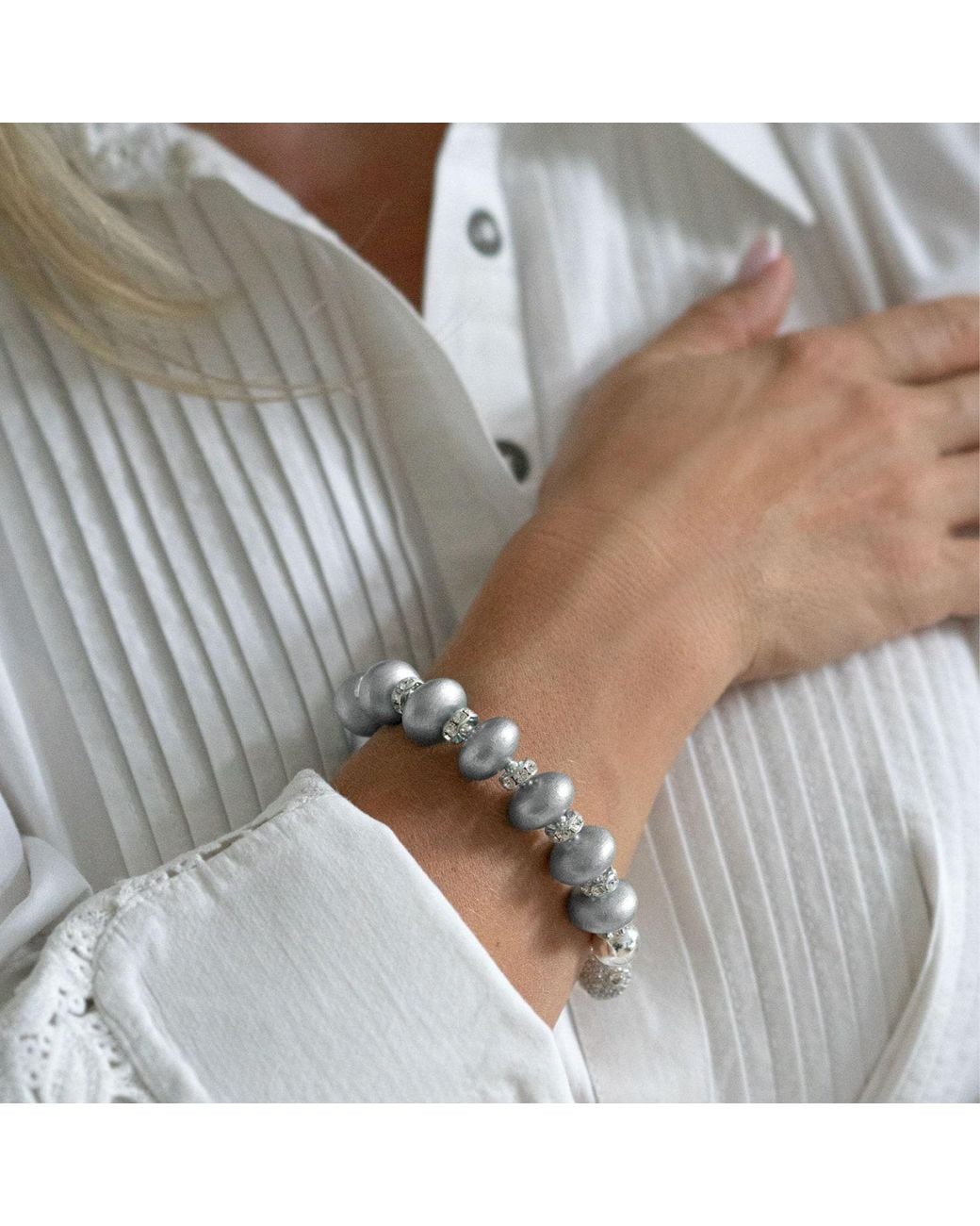 Saule Label Metallic Mika Bracelet