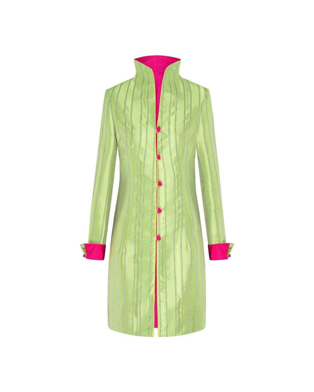 Beatrice von Tresckow Green Lime Wildrose Reversible Holden Jacket
