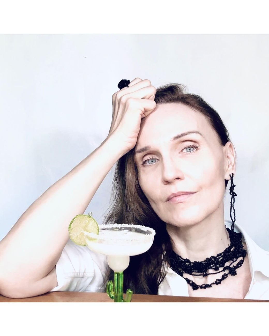Dopamine Fix by Martina Nunez Black Knot Guilty Necklace Long