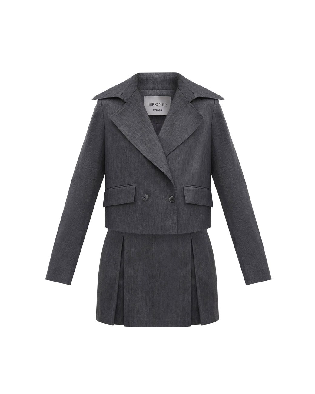 HER CIPHER Gray Seasycle Jacket