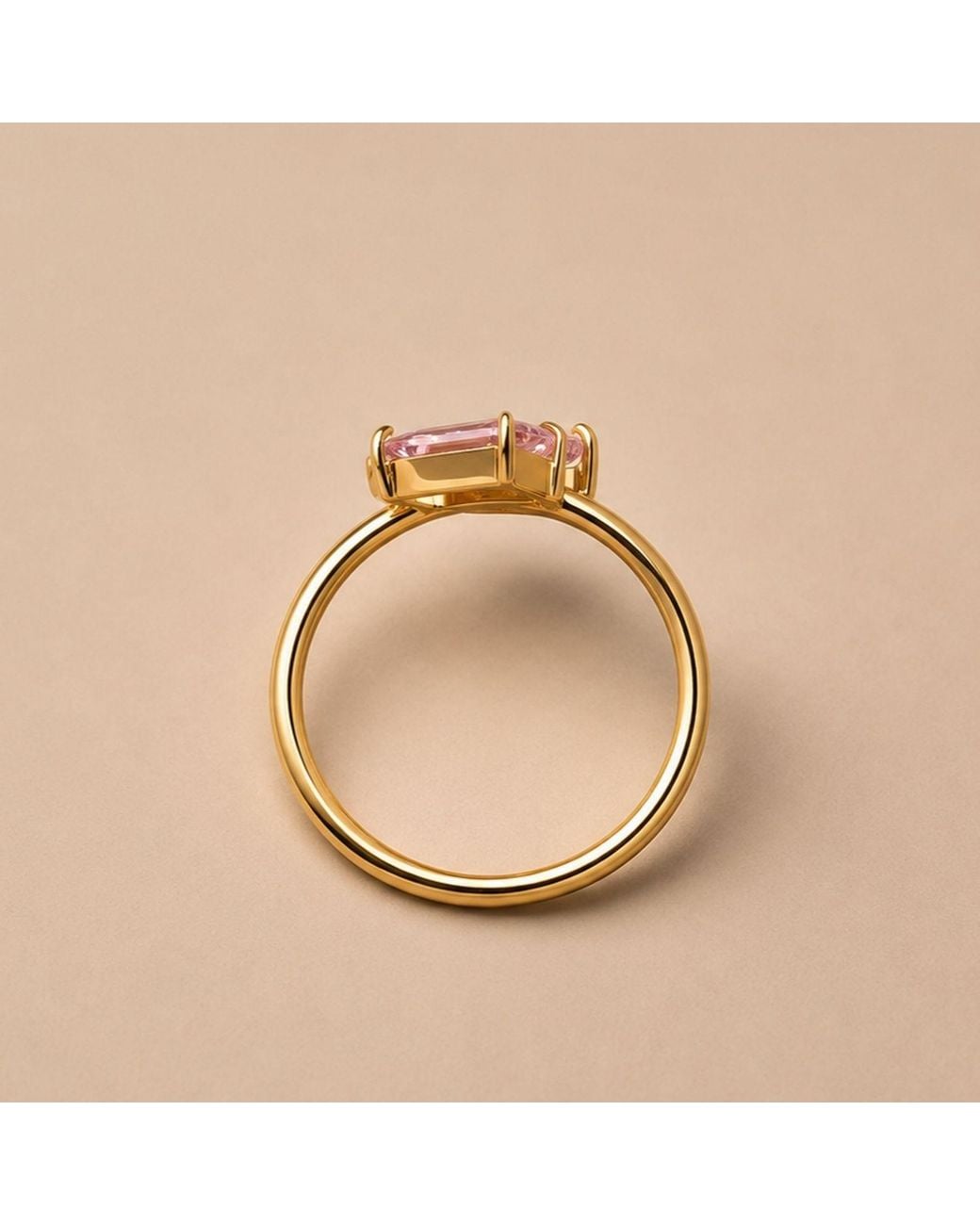Belinda Jewelz Red Ruby Wavy Toi Et Moi Birthstone Ring