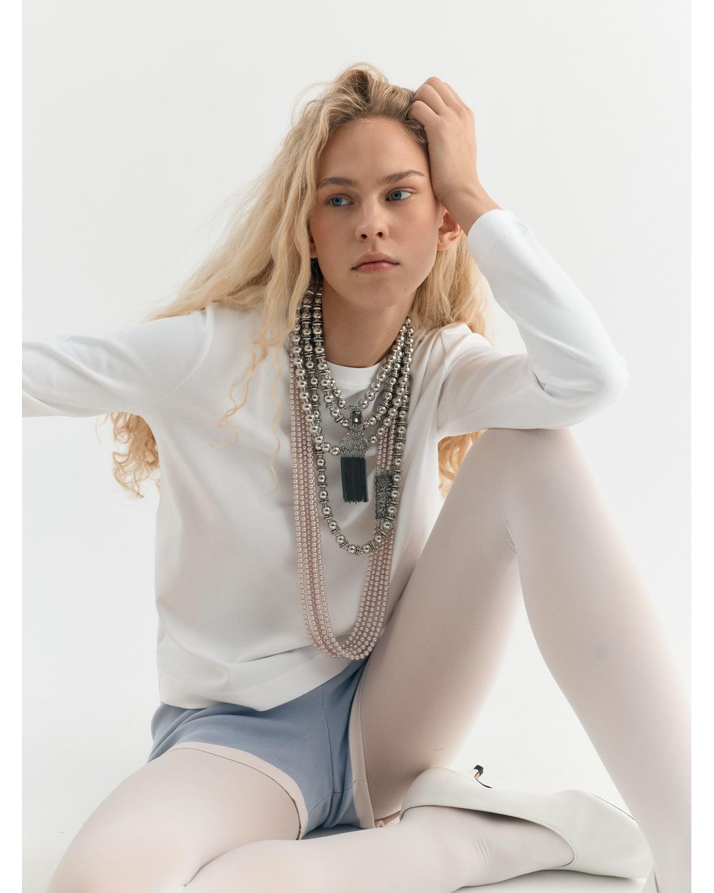 Sita Nevado White Blanche Necklace