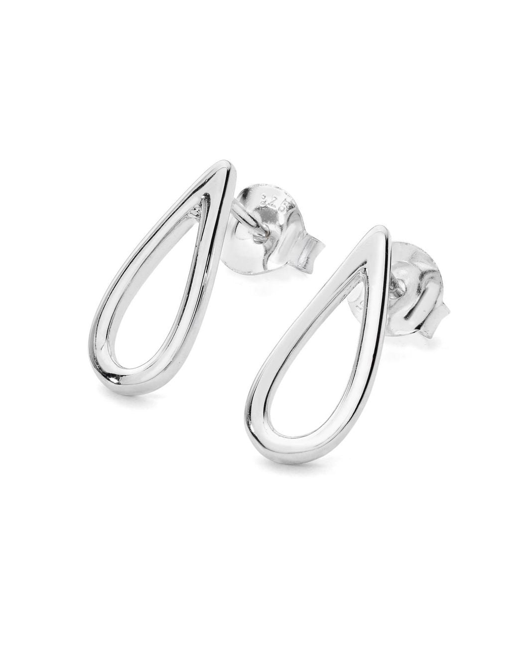 Lucy Quartermaine Metallic Solid Sterling Petal Studs