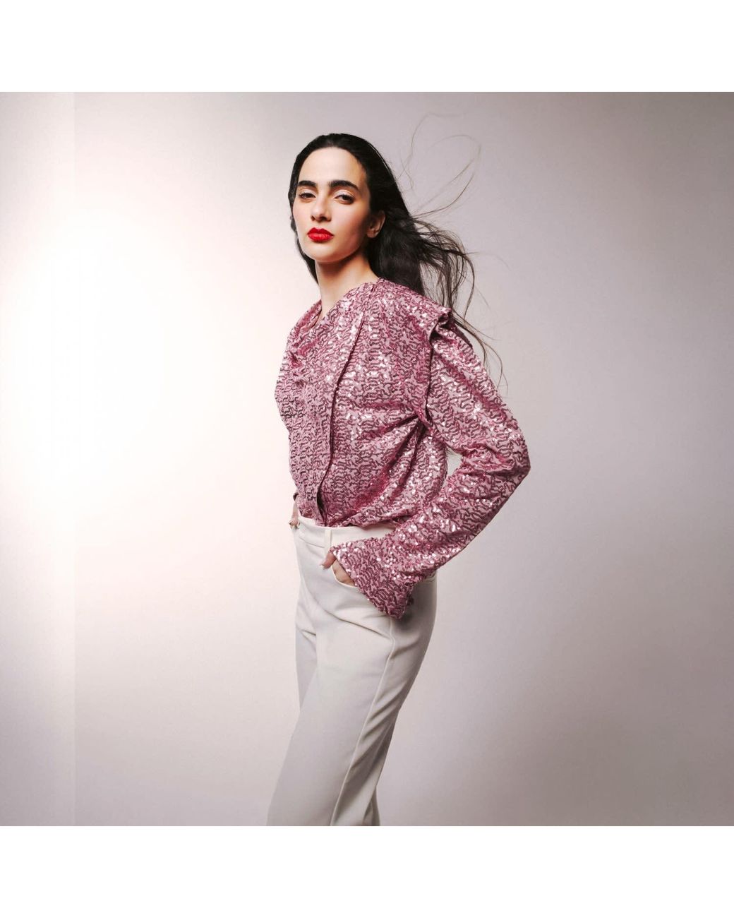 Madebyza Pink Blush Radiance Blouse