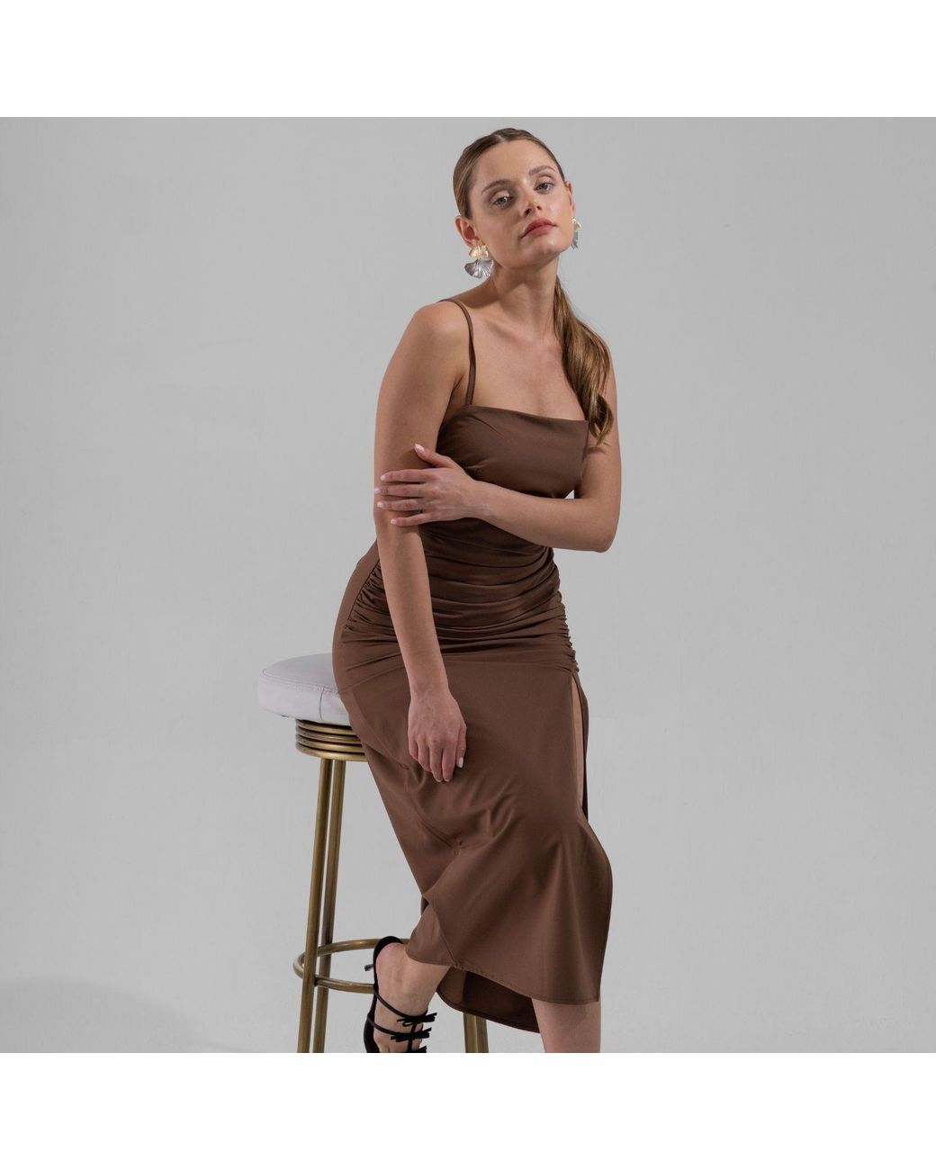 Thisisu Collection Brown Velora Dress