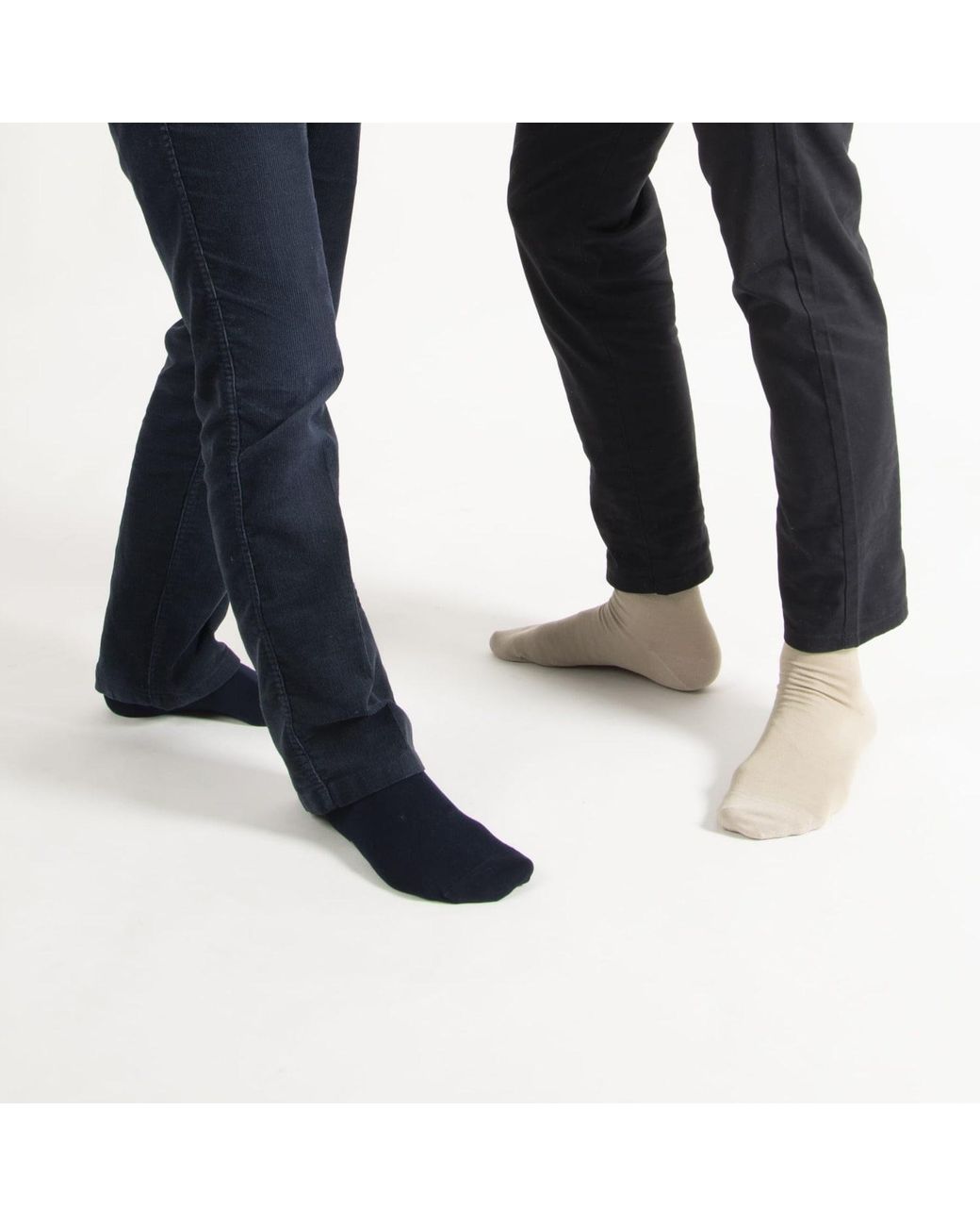 Peper Harow - Made in England Blue Royal Classic Plain Socks for men