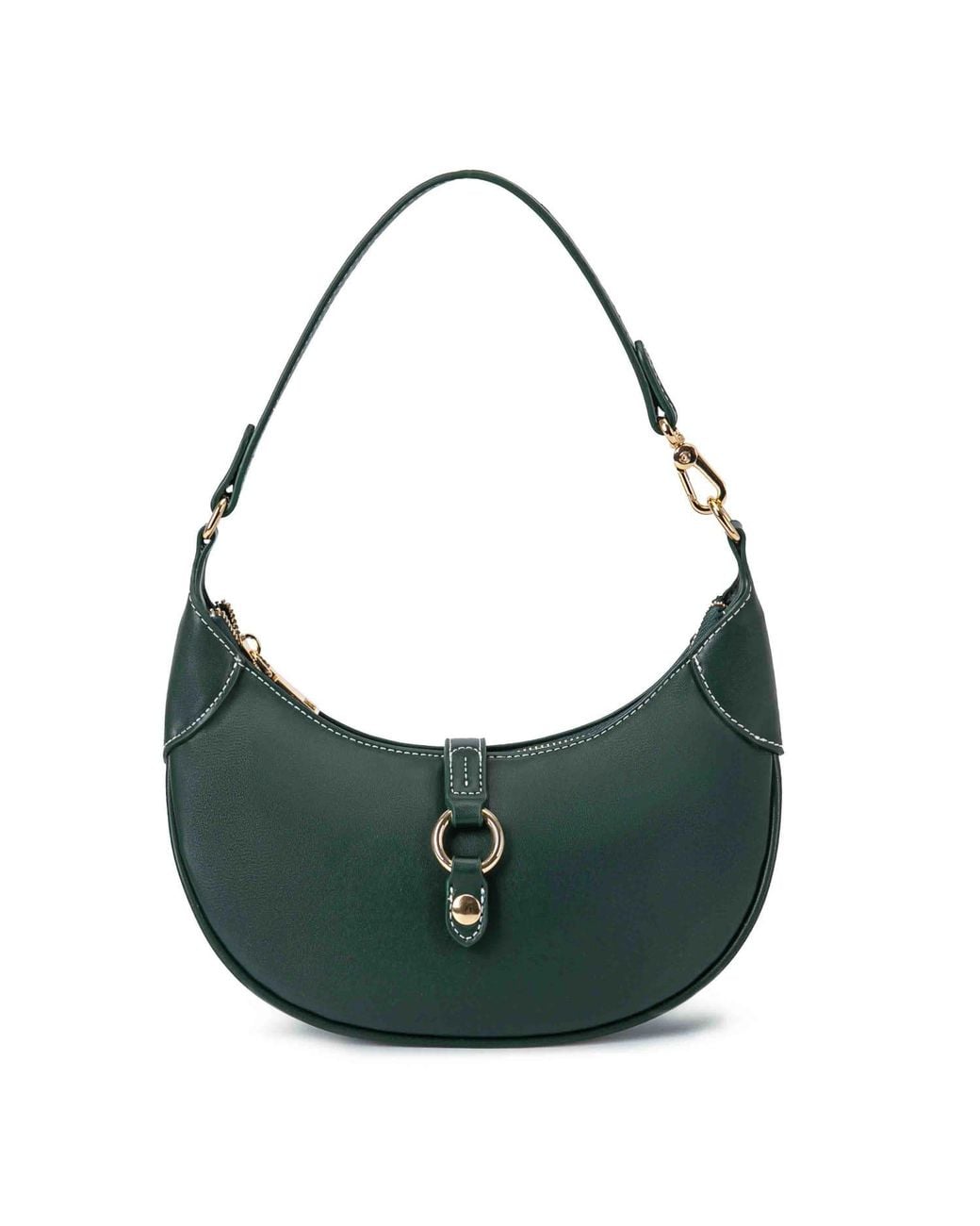Mkf Collection - J'omor Green Mire Half Moon Shoulder Bag