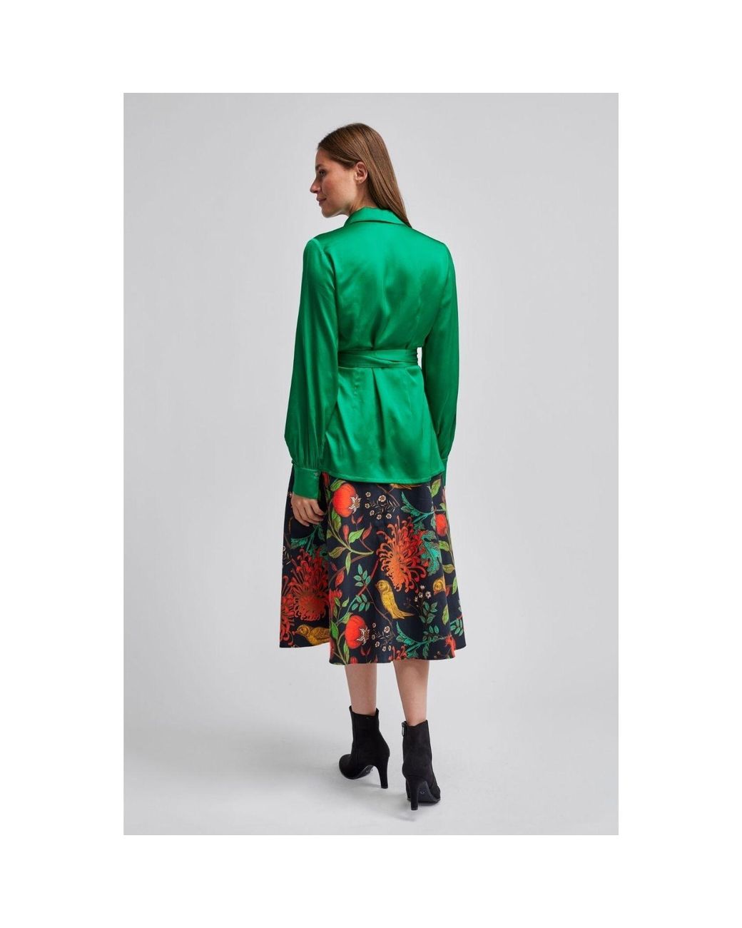 Marianna Déri Multicolor Evening Midi Skirt