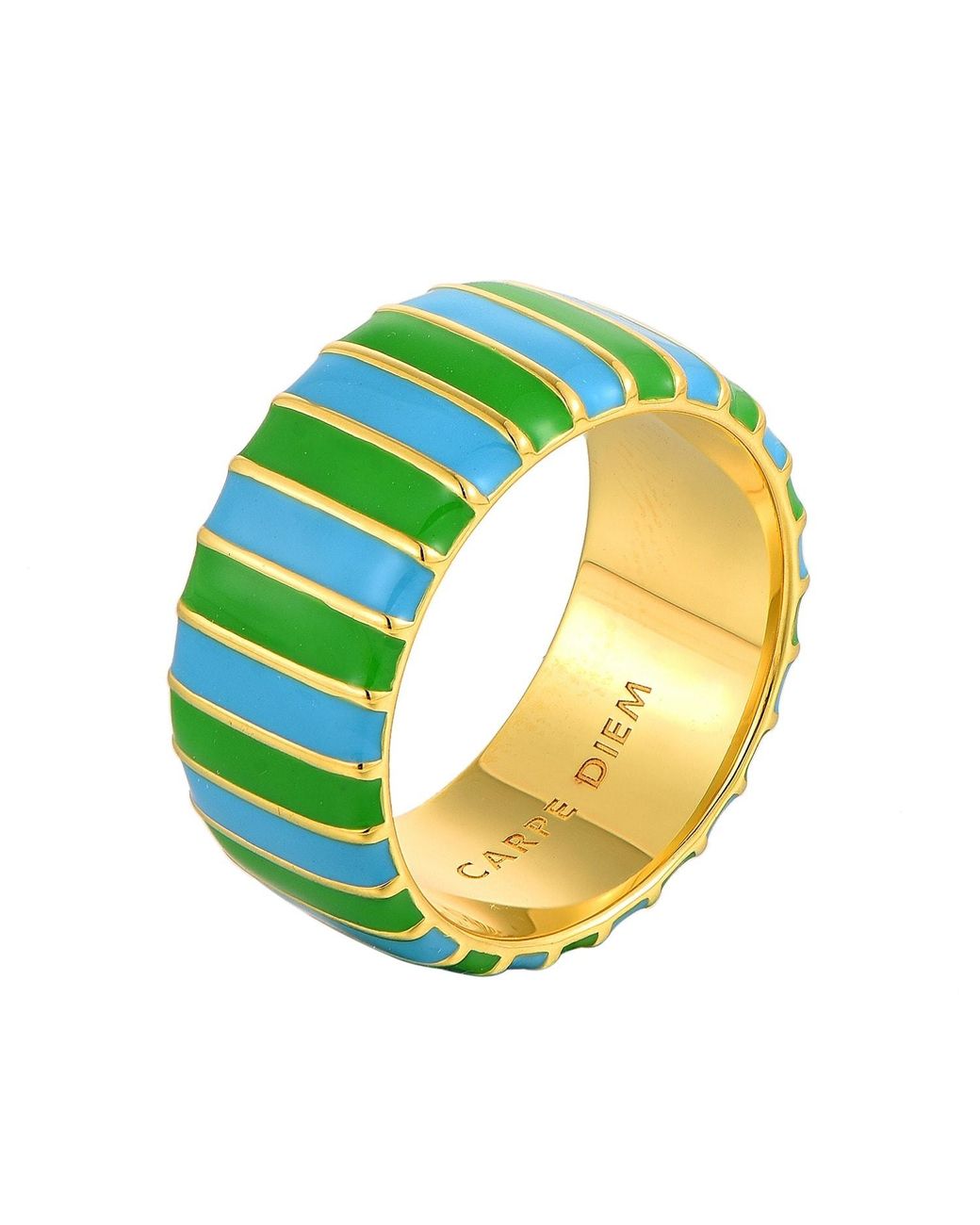 Pinnole Metallic Celeste & Thick Ring