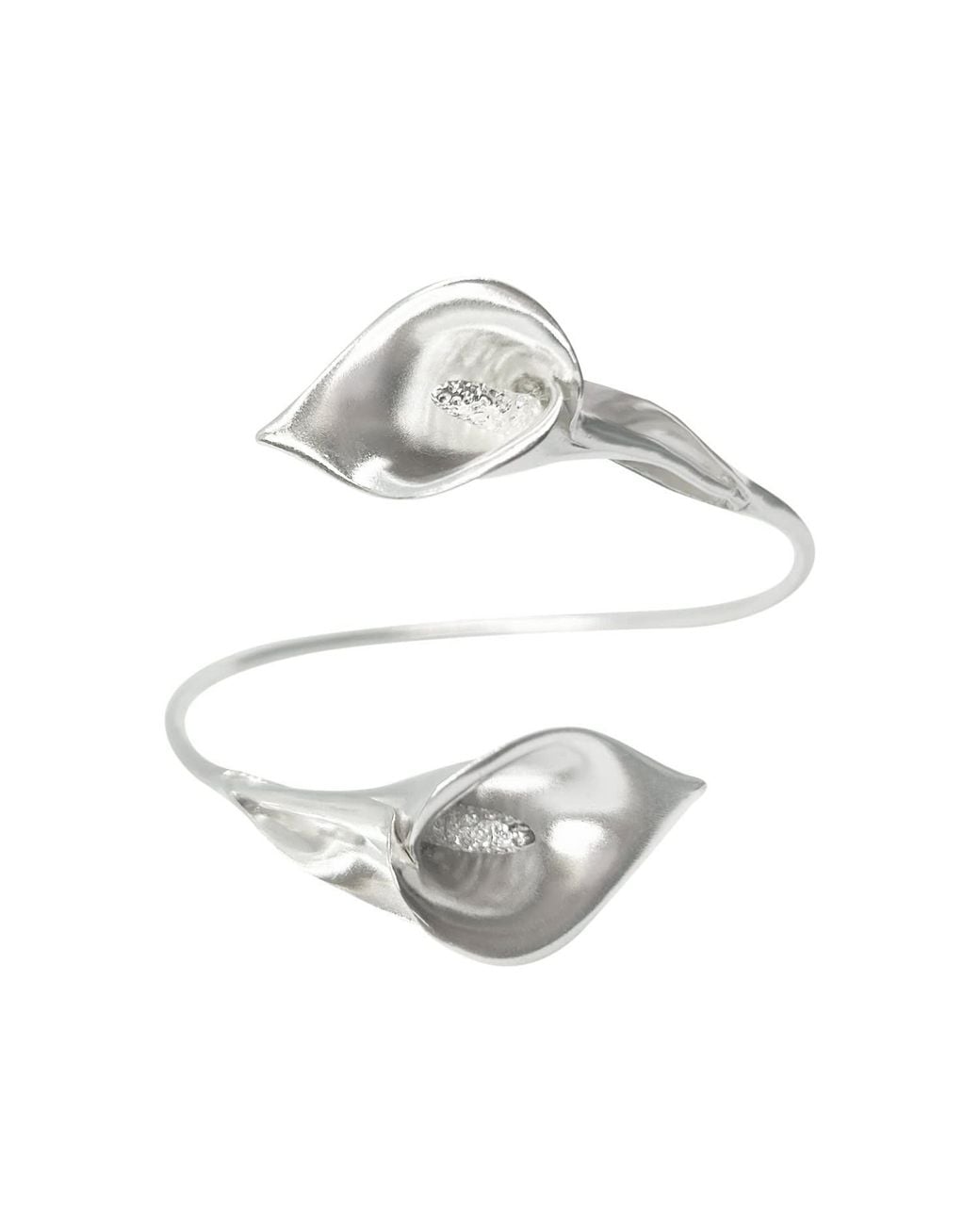 Agora Jewellery Metallic Calla Maxi Bracelet