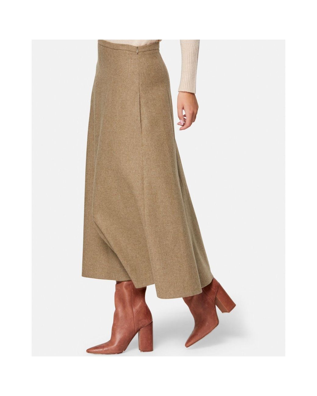 Helen Mcalinden Natural Neutrals Tracey Soft Umber Skirt