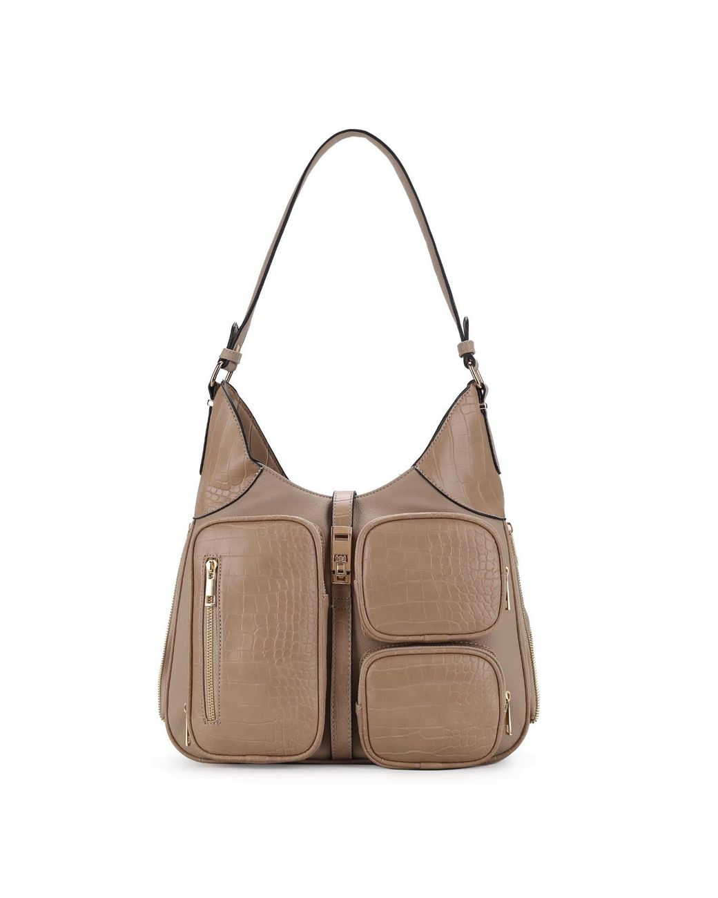 Mkf Collection - J'omor Brown Neutrals Daphne Shoulder Bag