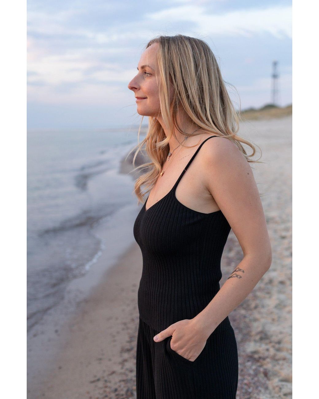 SALANIDA Black Sotto Top