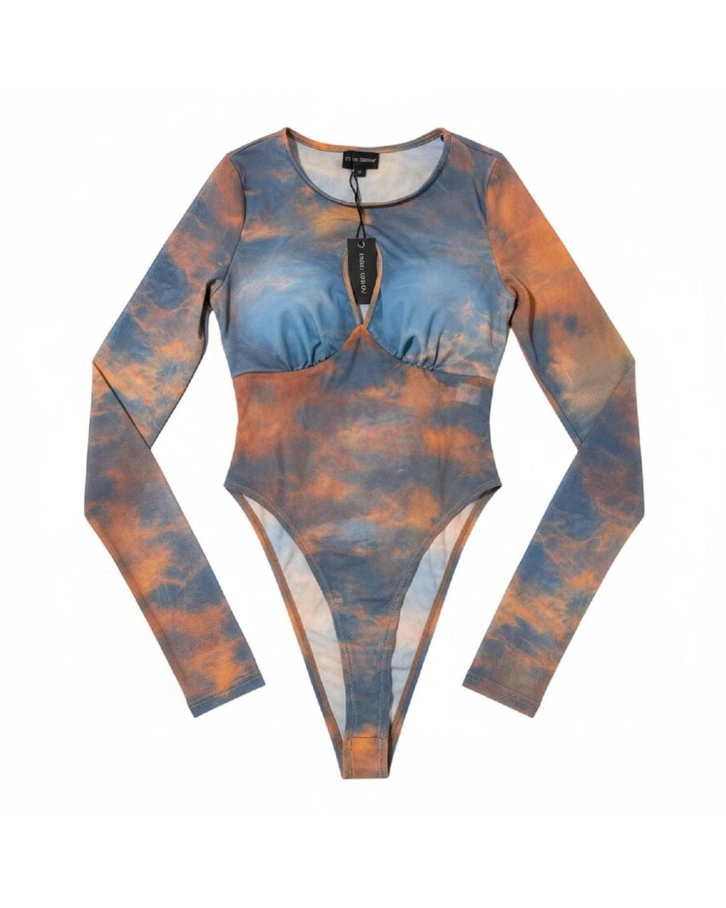 Chuks Collins Blue Sunset Mesh Bodysuit
