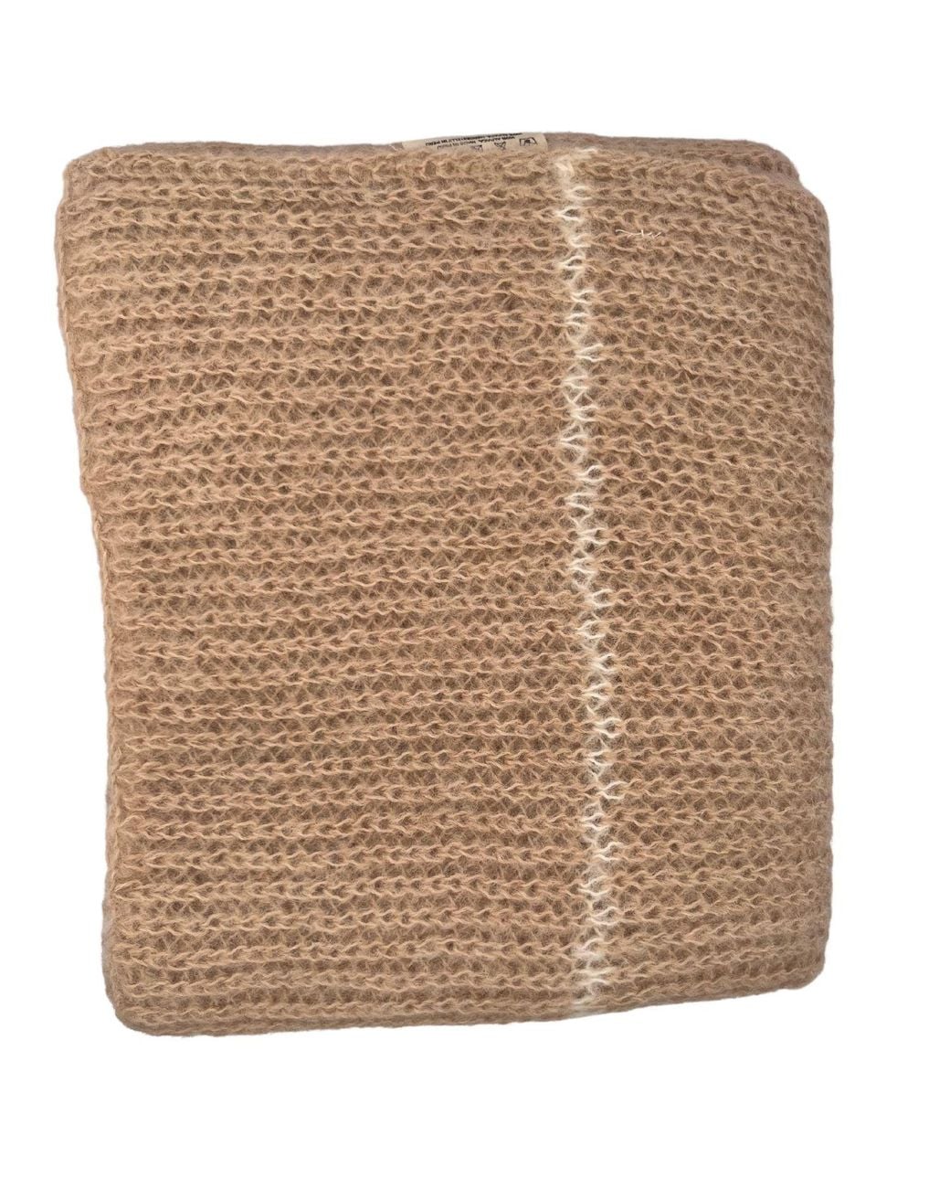 Heritagemoda Natural Neutrals Sand Colour Handmade Soft Alpaca Scarf