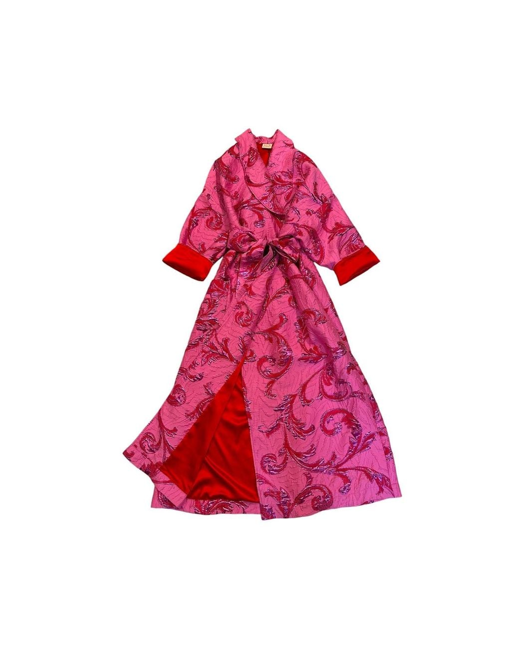 Julia Clancey Pink Candy Luxe Opera Dress Coat