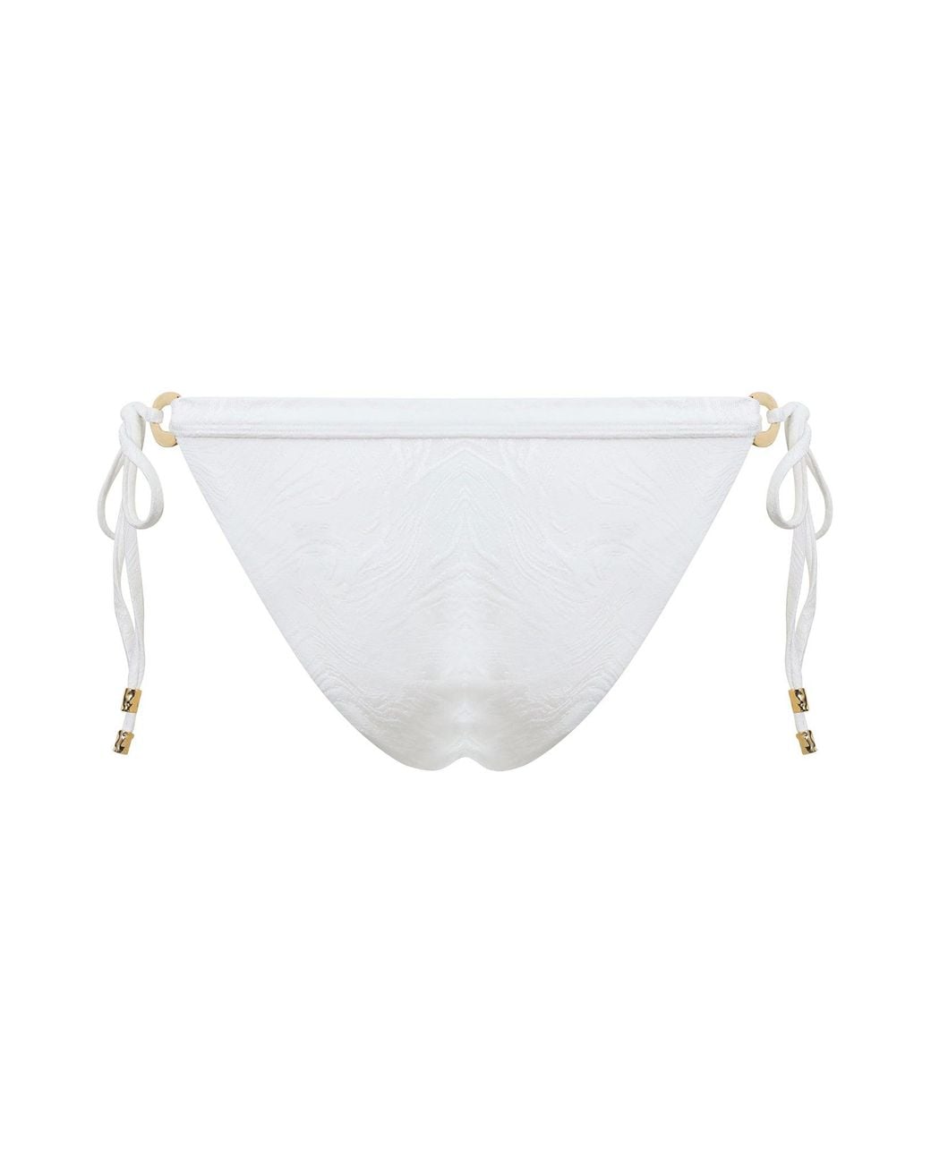 Baíah White Elba Bikini Bottom