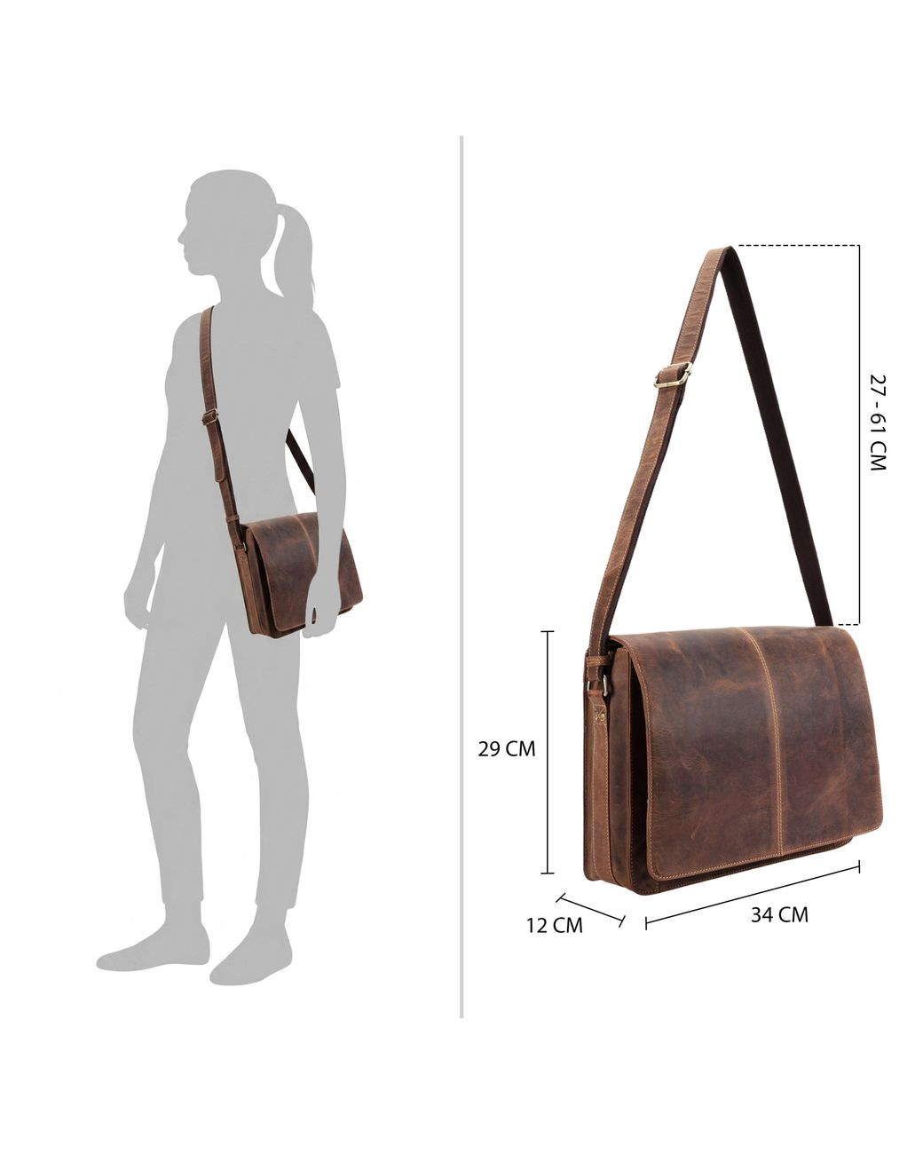 Lloyd Baker Brown Avadi Leather Workbag for men