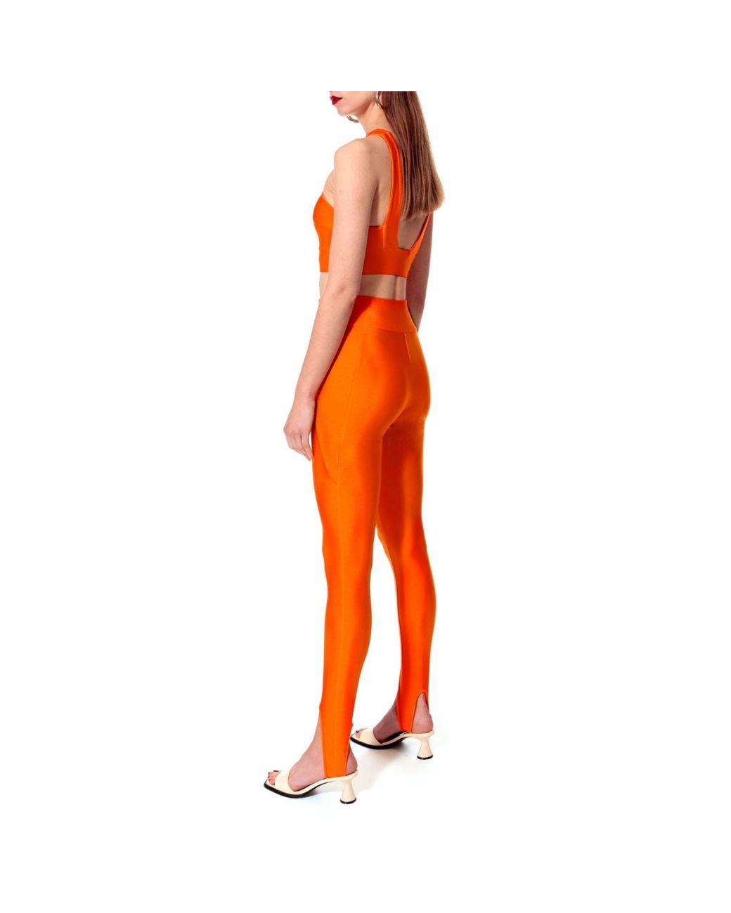 AGGI by HALEWSKI Gia Neon Orange Pants