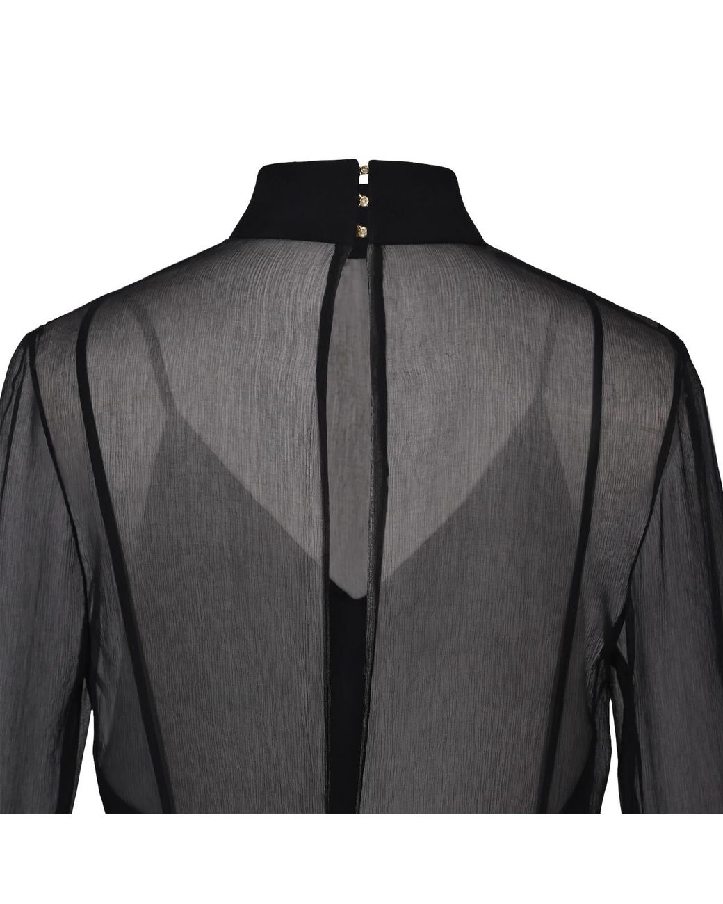 Anse Victorin Black Céline Silk Dress